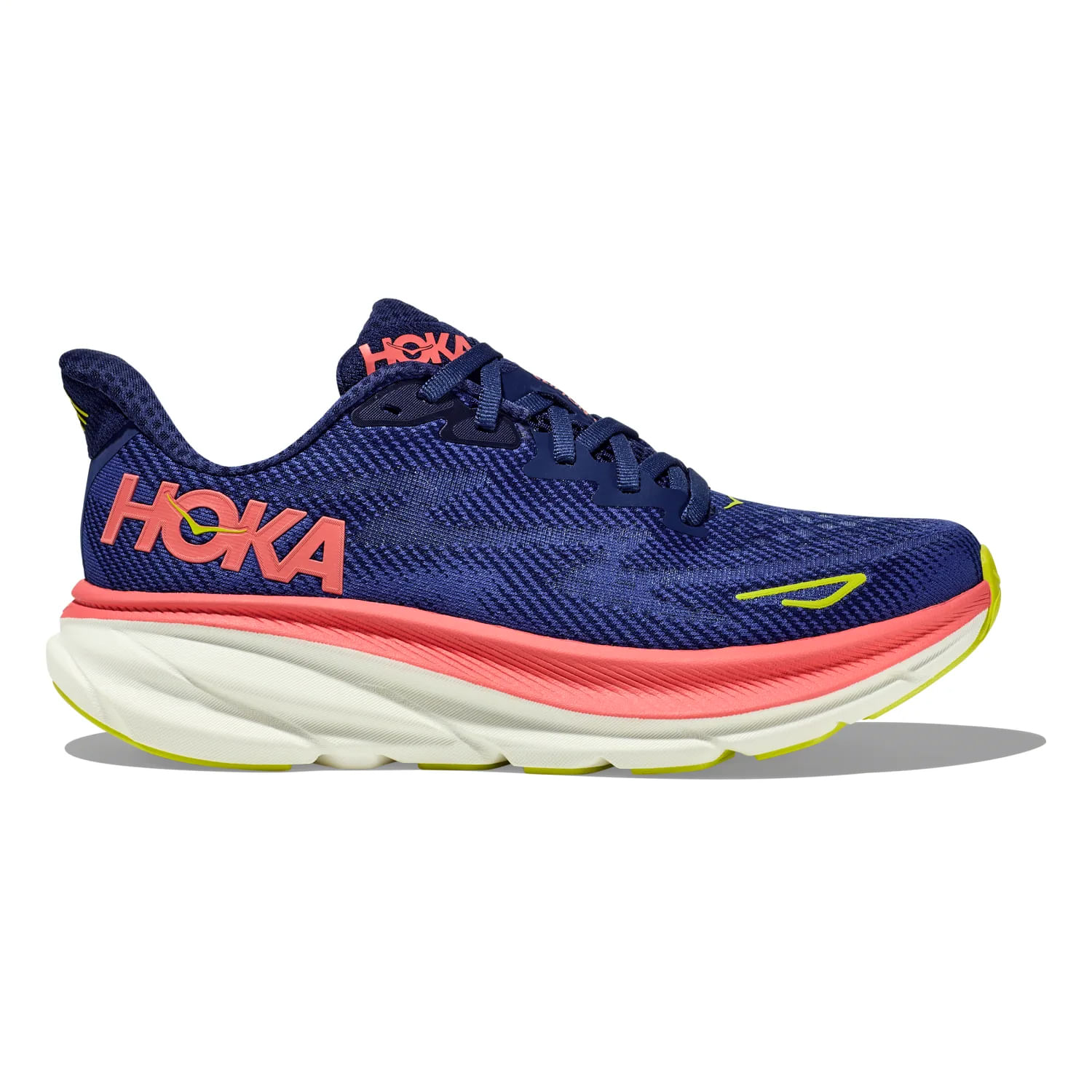 HOKA-Clifton-9-Running-Shoe---Women-s-Evening-Sky---Coral