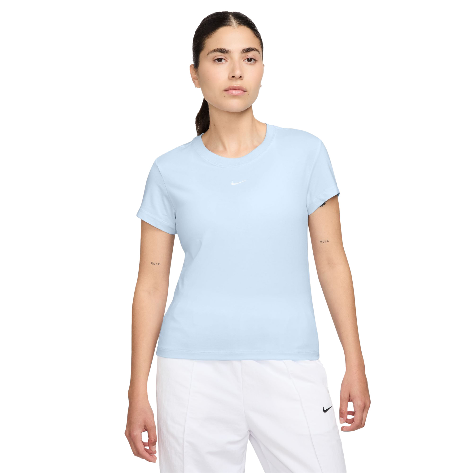 Nike-Sportswear-Chill-Knit-T-Shirt---Women-s-Blue-Tint---Sail
