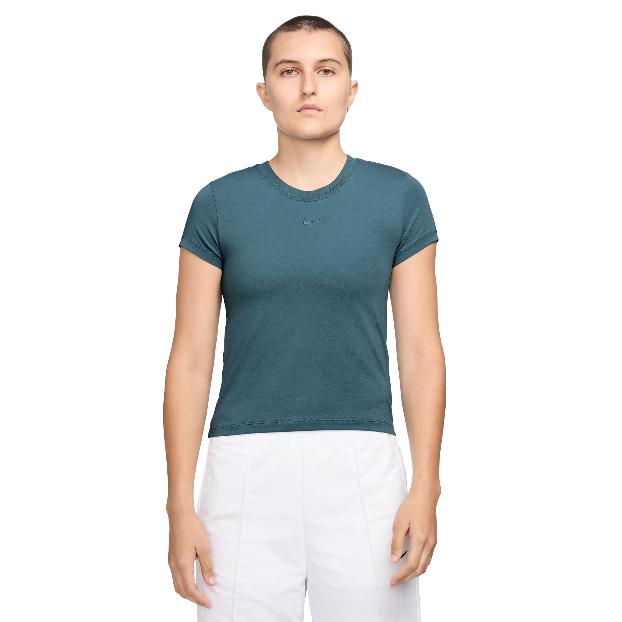 Nike-Sportswear-Chill-Knit-T-Shirt---Women-s-Smokey-Blue