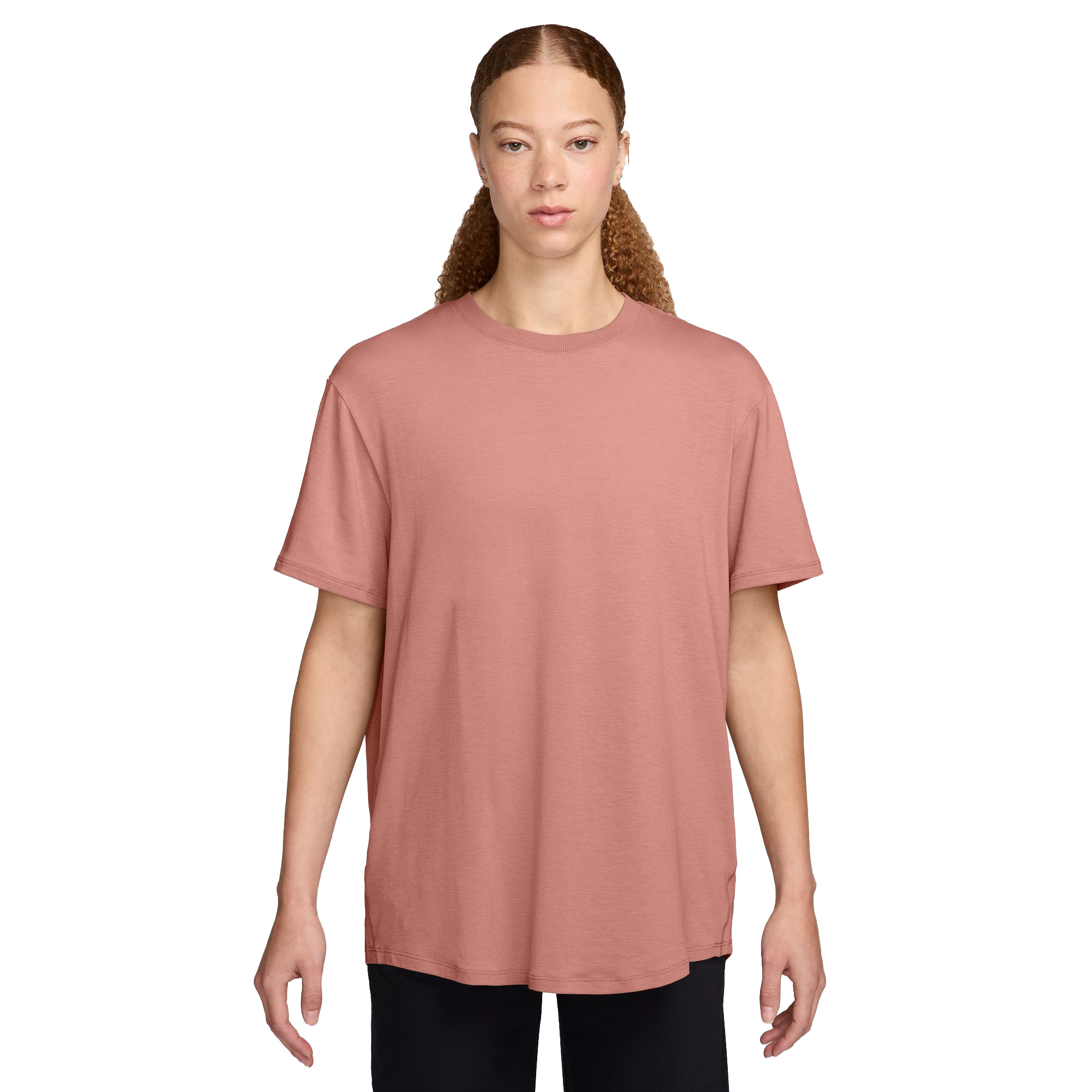 Nike-One-Relaxed-Dri-FIT-Short-Sleeve-Top---Women-s-Rust-Pink