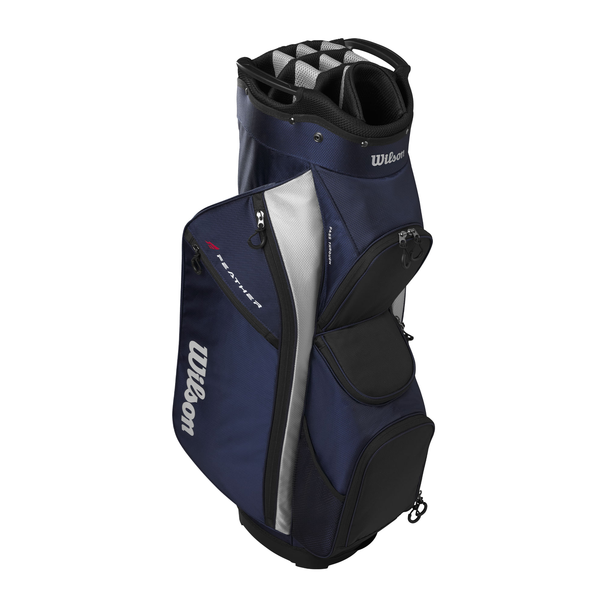 Wilson-Feather-Golf-Cart-Bag---2025-Navy---Silver