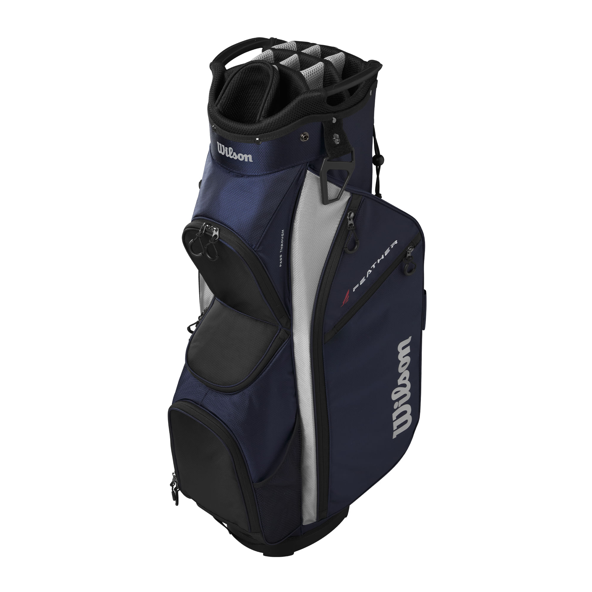 Wilson-Feather-Golf-Cart-Bag---2025-Navy---Silver