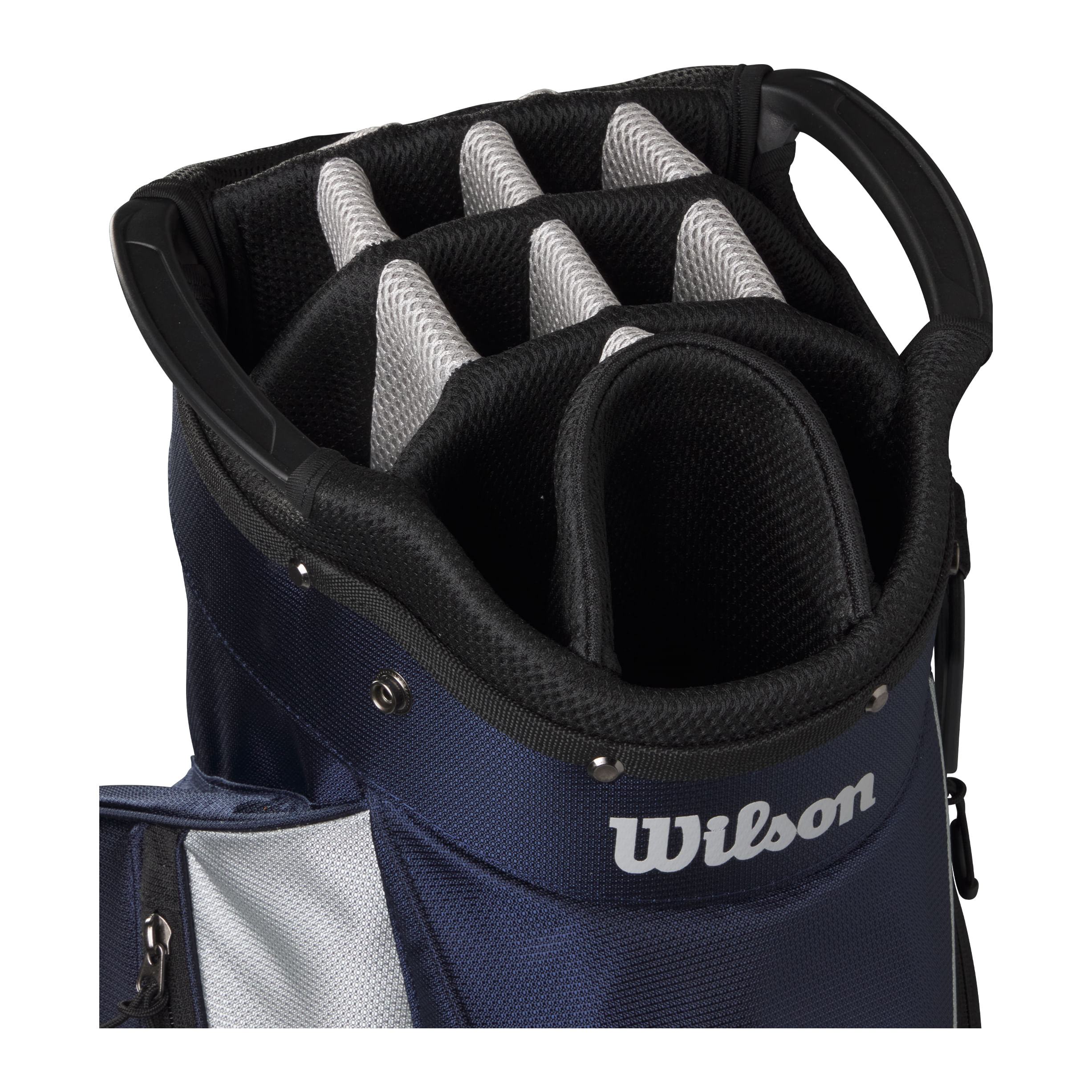 Wilson-Feather-Golf-Cart-Bag---2025-Navy---Silver