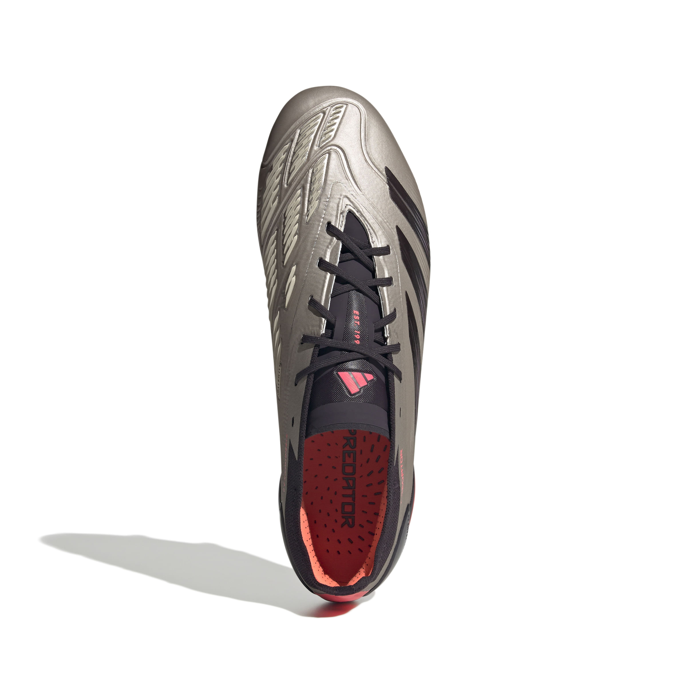 adidas gazelle silver green womens adidas Predator Elite Fold-Over Tongue Firm Ground Football Boots Kids Grey 5.5 main image 1