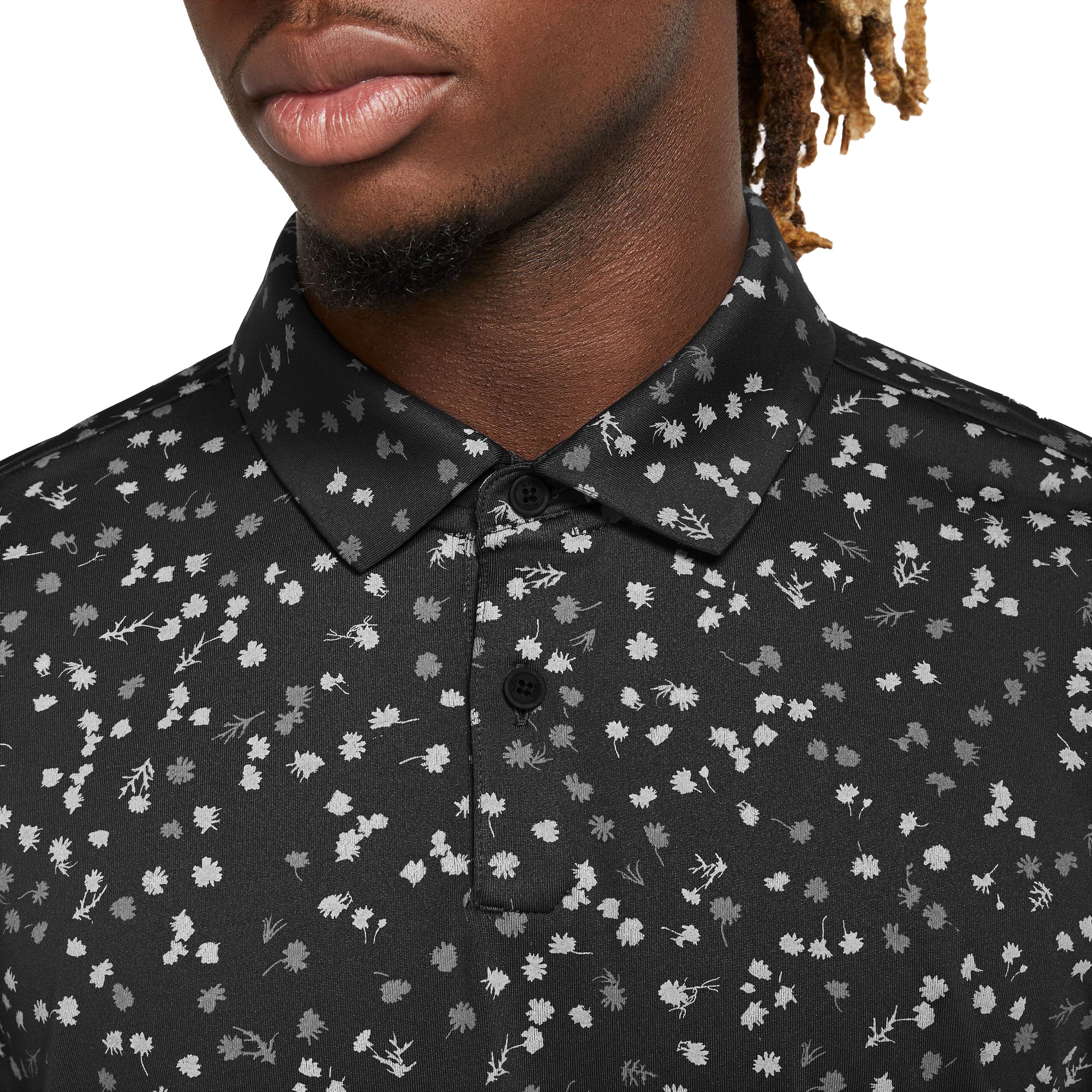 Nike-Tour-Dri-FIT-Floral-OLC-Golf-Polo---Men-s-Black---White