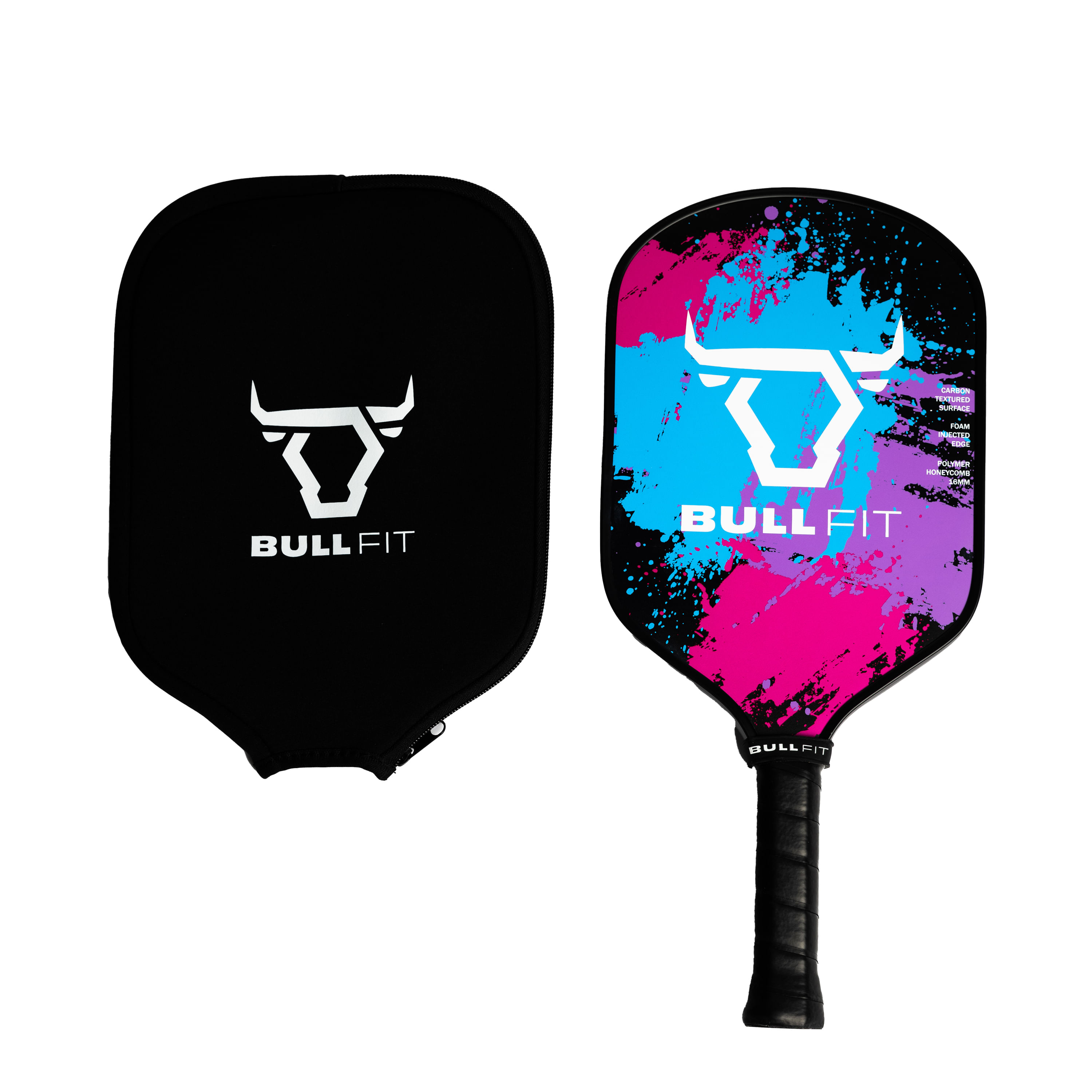 BullFit-The-Baddle-Paddle---Pickleball-Beginner-Paddle-Multicolored