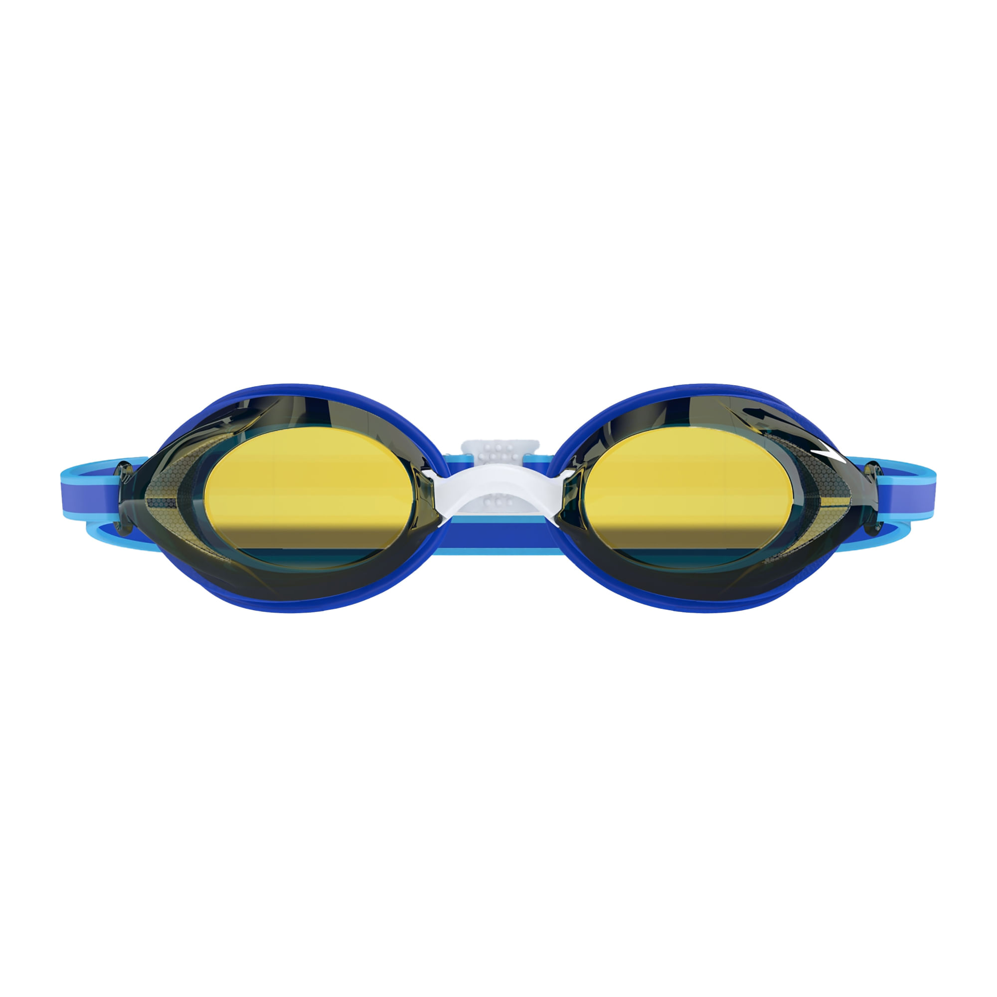 Speedo-Jr.-Mirrored-Vanquisher-3.0---Kids--Cobalt-Pop---Cobalt---Gold-Mirror