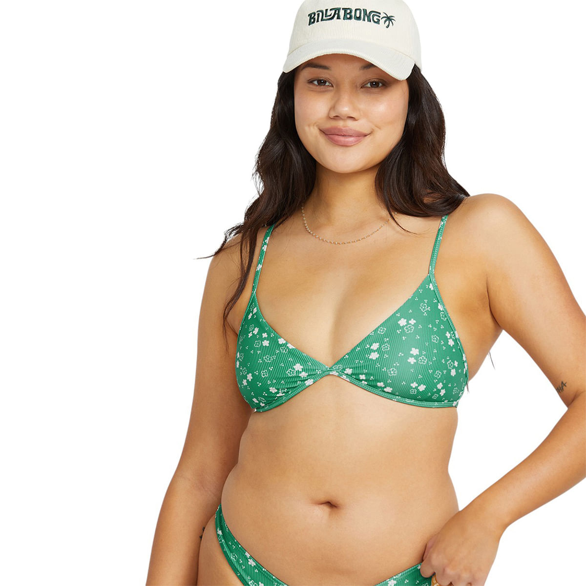 ★SURFEA★ CHARLIE BIKINI TOPGREEN Billabong In The Green Charlie Tri Bikini Top - Women's