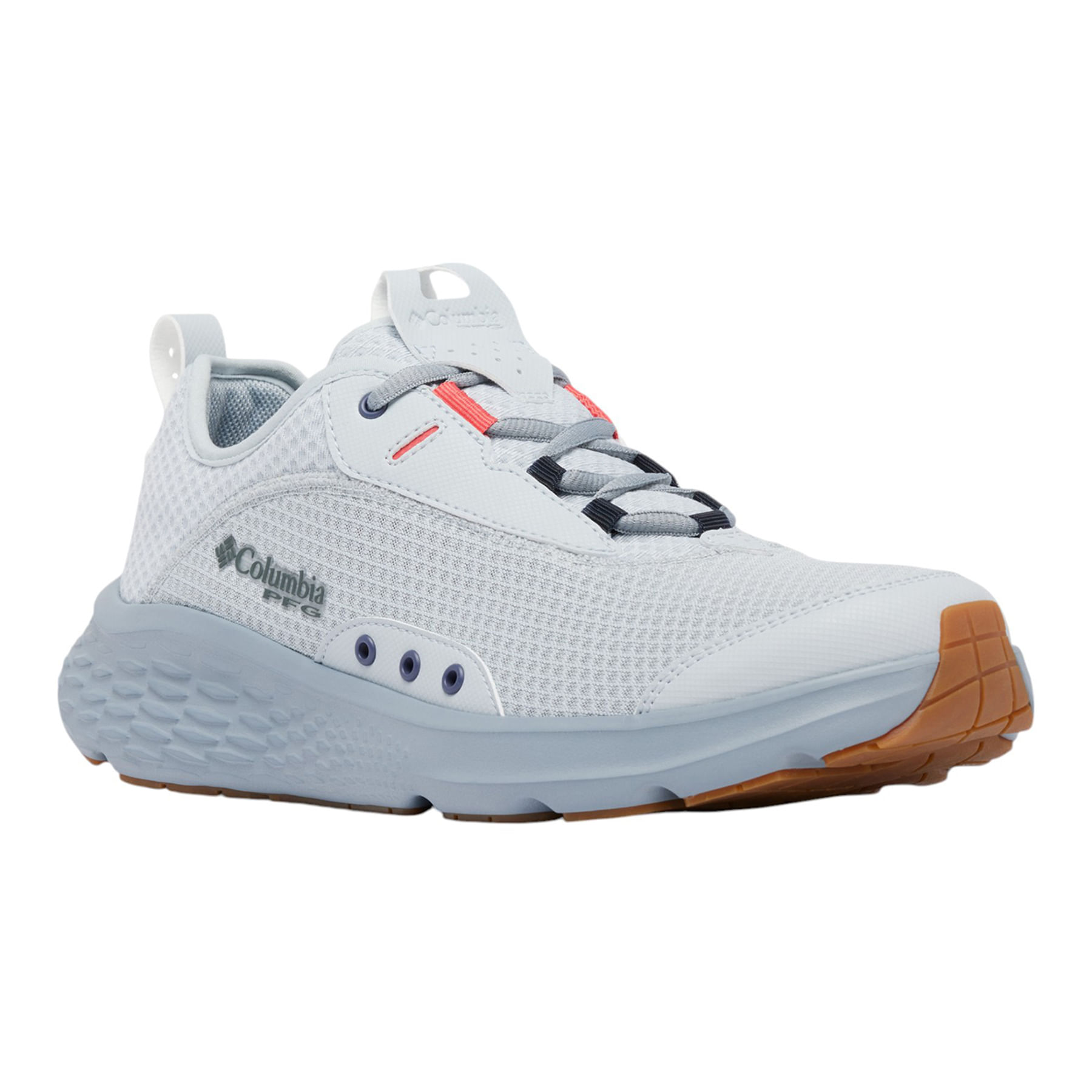 Columbia-PFG-Castback-Shoe---Men-s-Cirrus-Grey---Sunset-Red