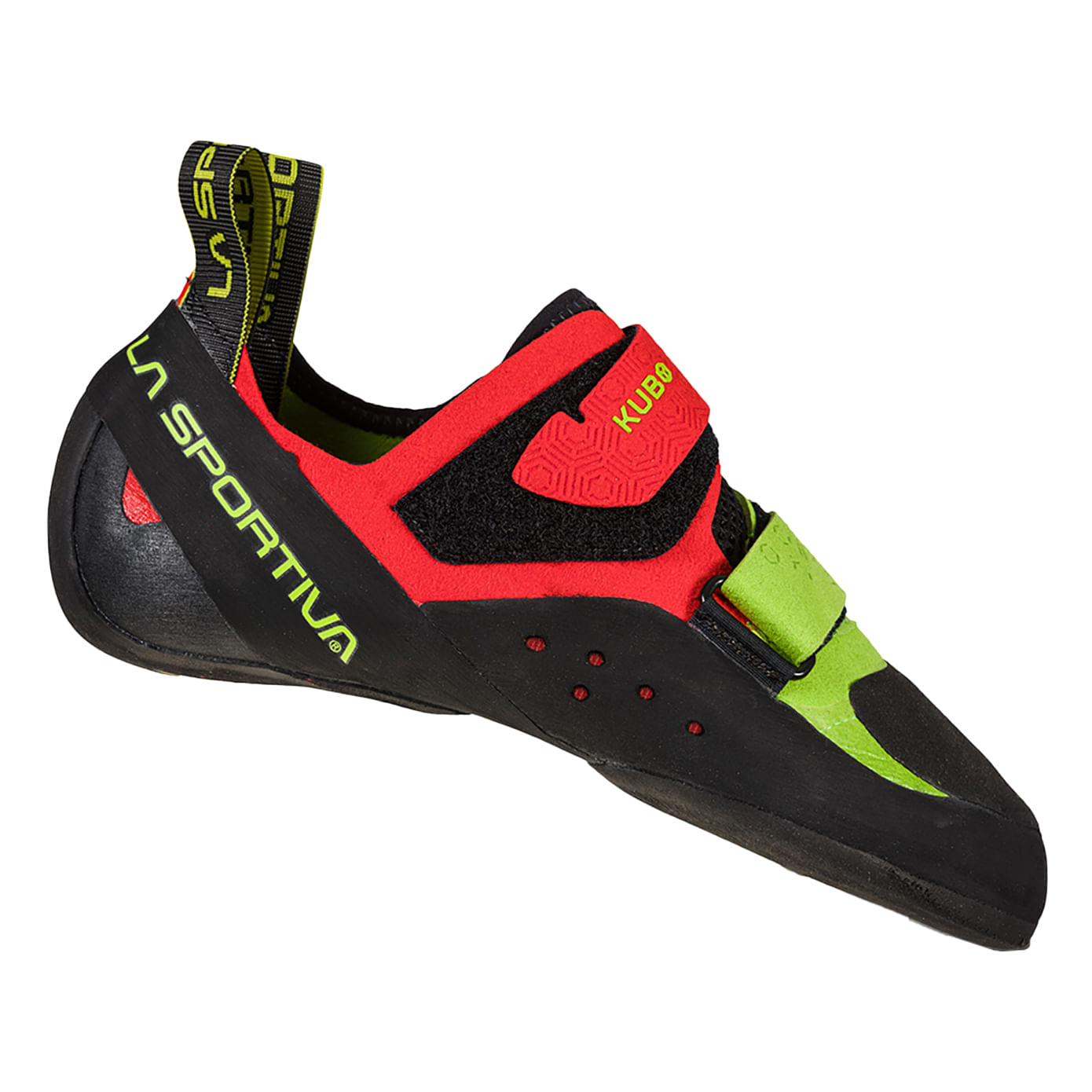 La-Sportiva-Kubo-Climbing-Shoes---Men-s-Goji---Neon
