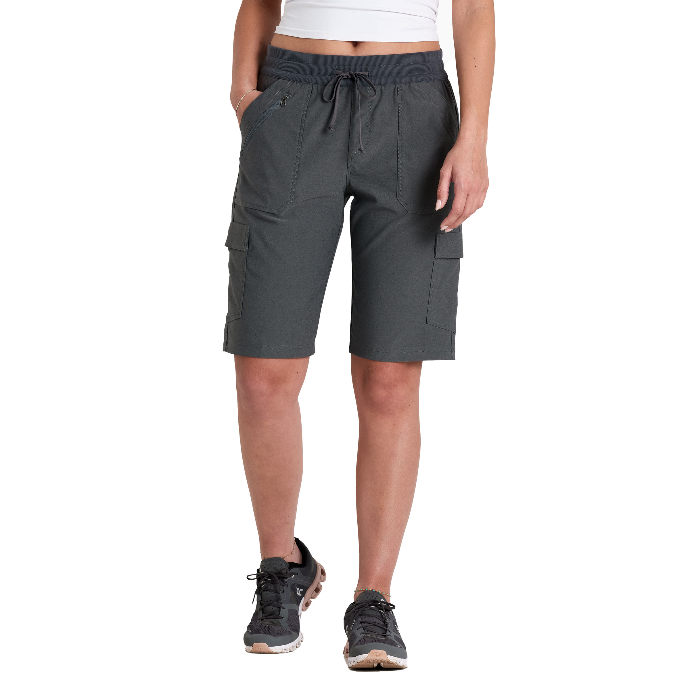 KUHL-Trekr-Pull-On-11--Cargo-Short---Women-s-Charcoal