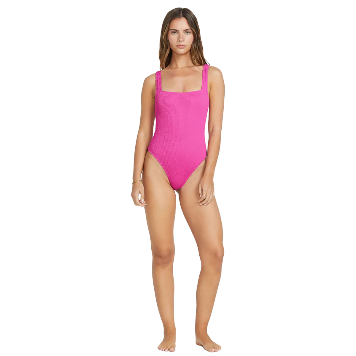 Billabong-Summer-High-Square-Neck-One-Piece-Swimsuit---Women-s-Fiesta-Pink