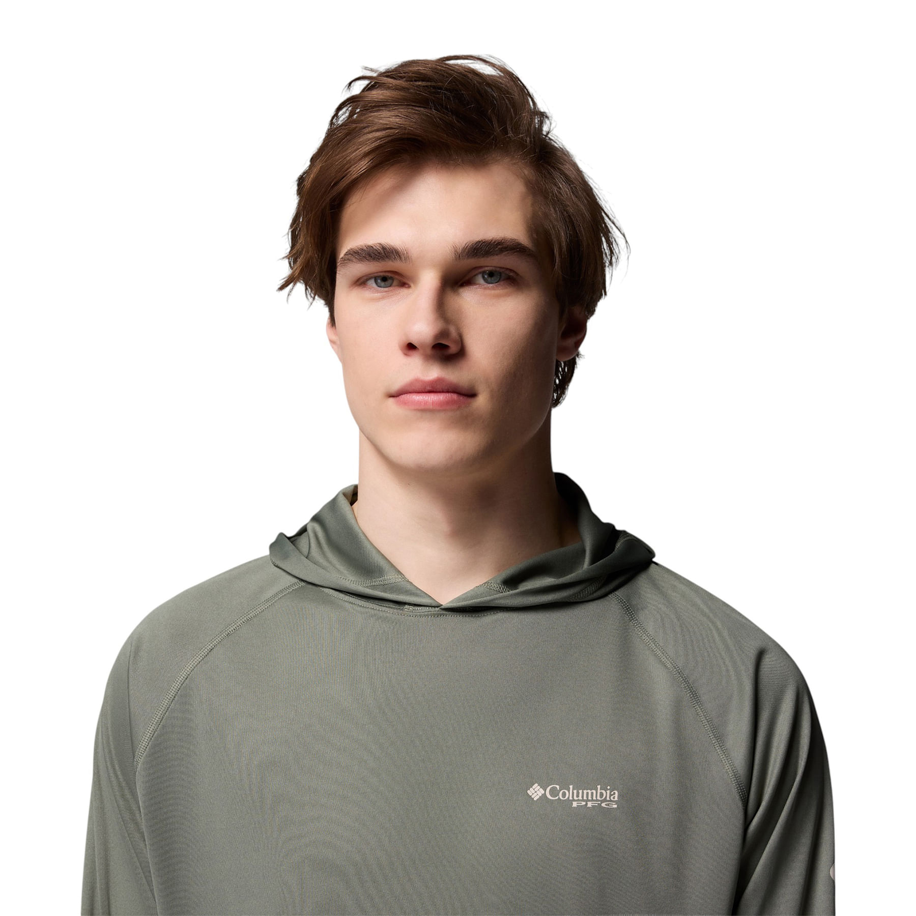 Columbia-PFG-Terminal-Tackle-Hoodie---Men-s-Cypress---Dark-Stone-Logo
