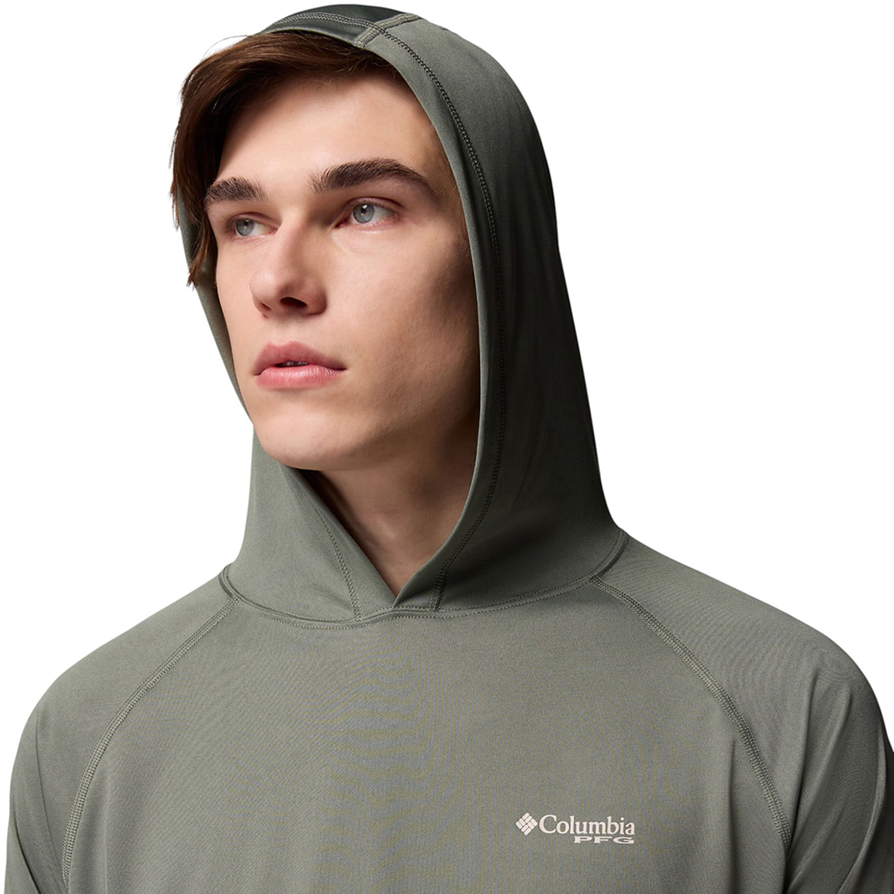 Columbia-PFG-Terminal-Tackle-Hoodie---Men-s-Cypress---Dark-Stone-Logo
