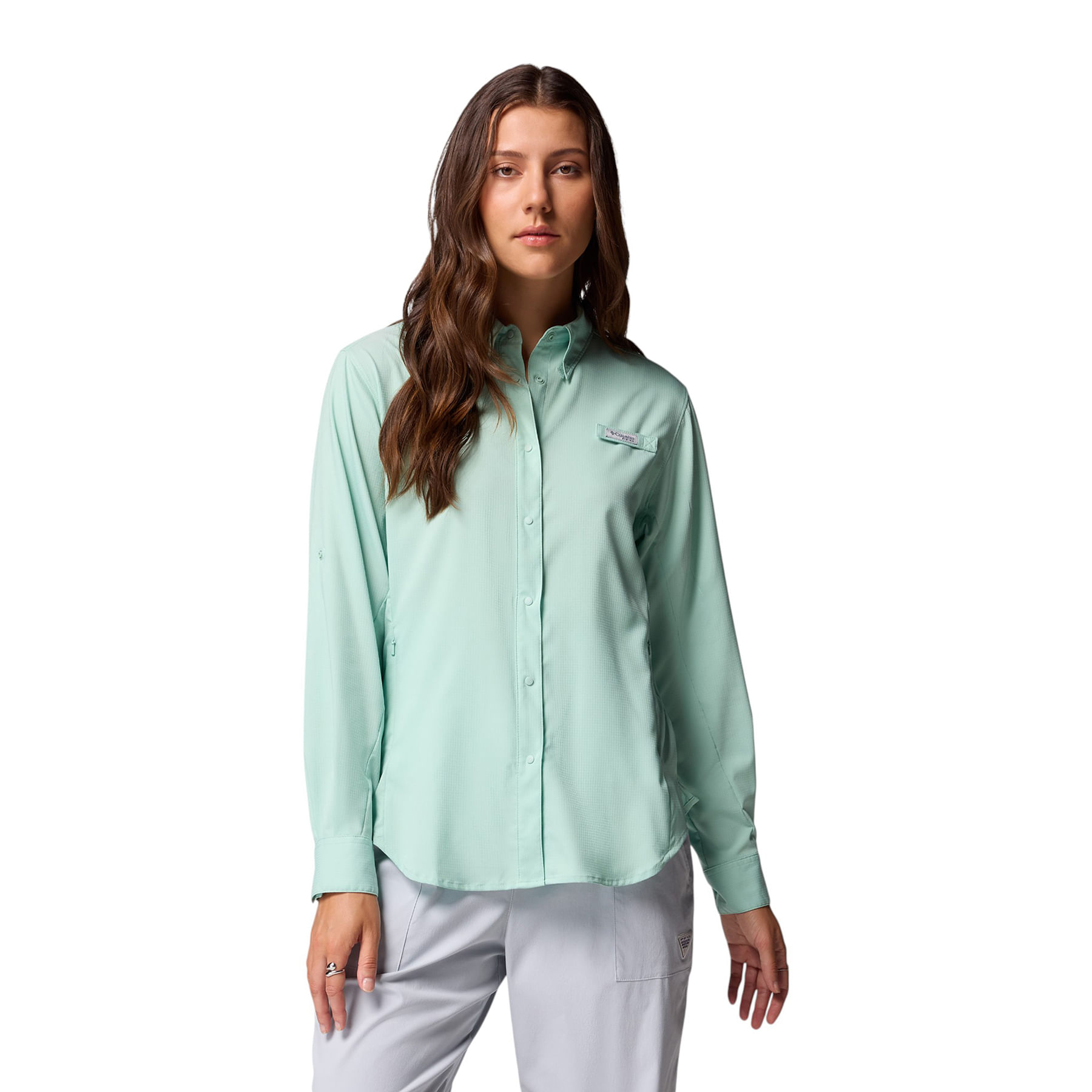 Columbia-PFG-Tamiami-II-Long-Sleeve-Shirt---Women-s-Misty-Jade