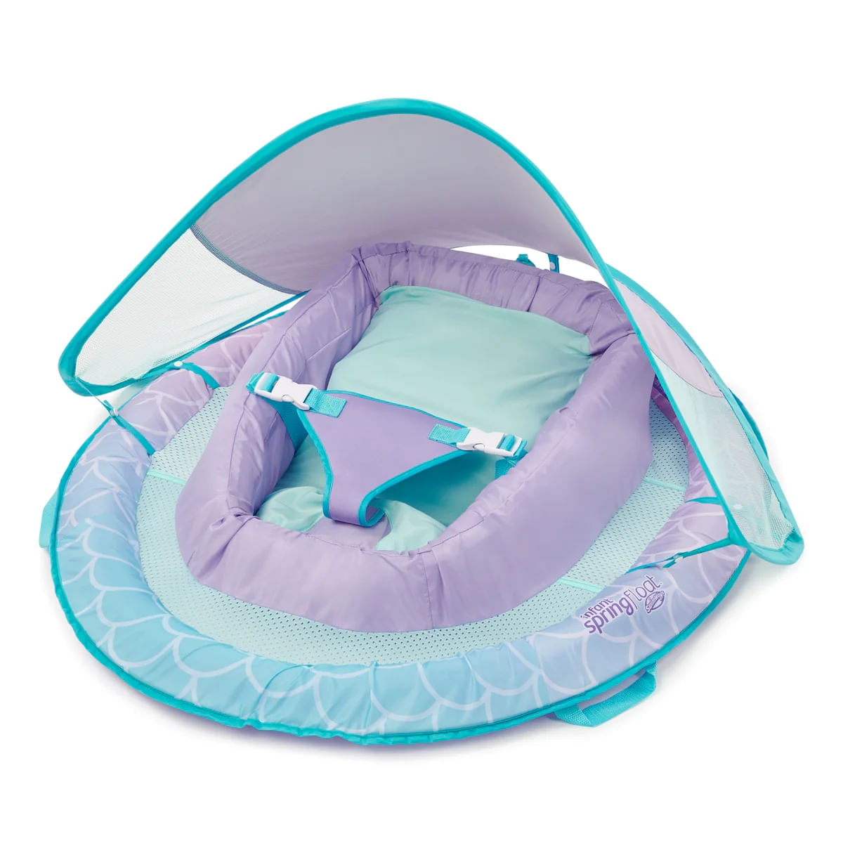 SwimWays-Inflatable-Spring-Float-with-Canopy---Infant-Mermaid