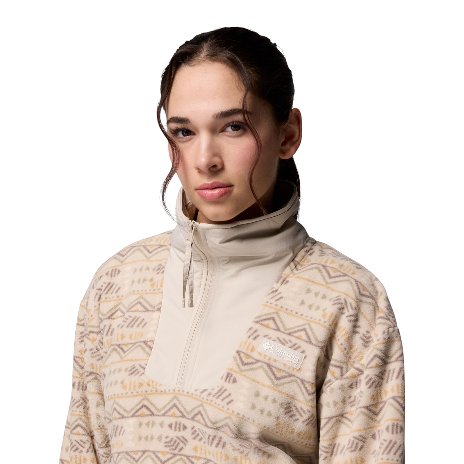 Columbia-Sequoia-Grove-Printed-Half-Zip---Women-s-Dark-Stone-Horizons