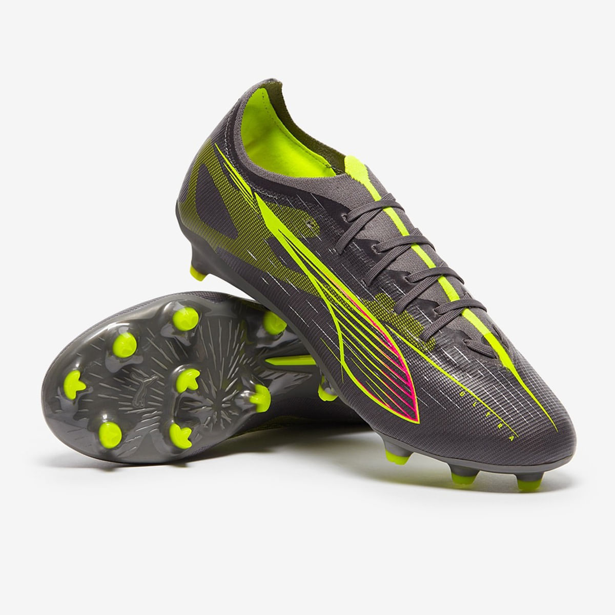 PUMA-ULTRA-5-Match-Firm-Ground-Artificial-Ground-Cleat-Matte-Aged-Silver---Yellow-Alert---Puma-Aged-Silver
