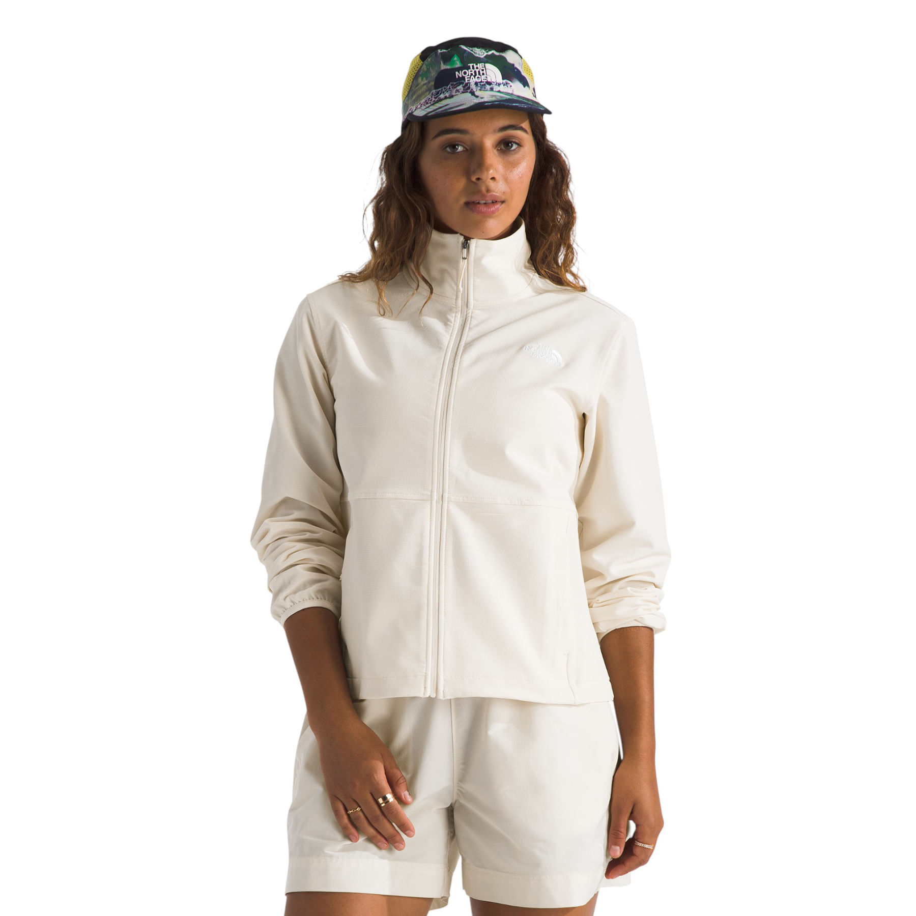 The-North-Face-Willow-Stretch-Jacket---Women-s-White-Dune
