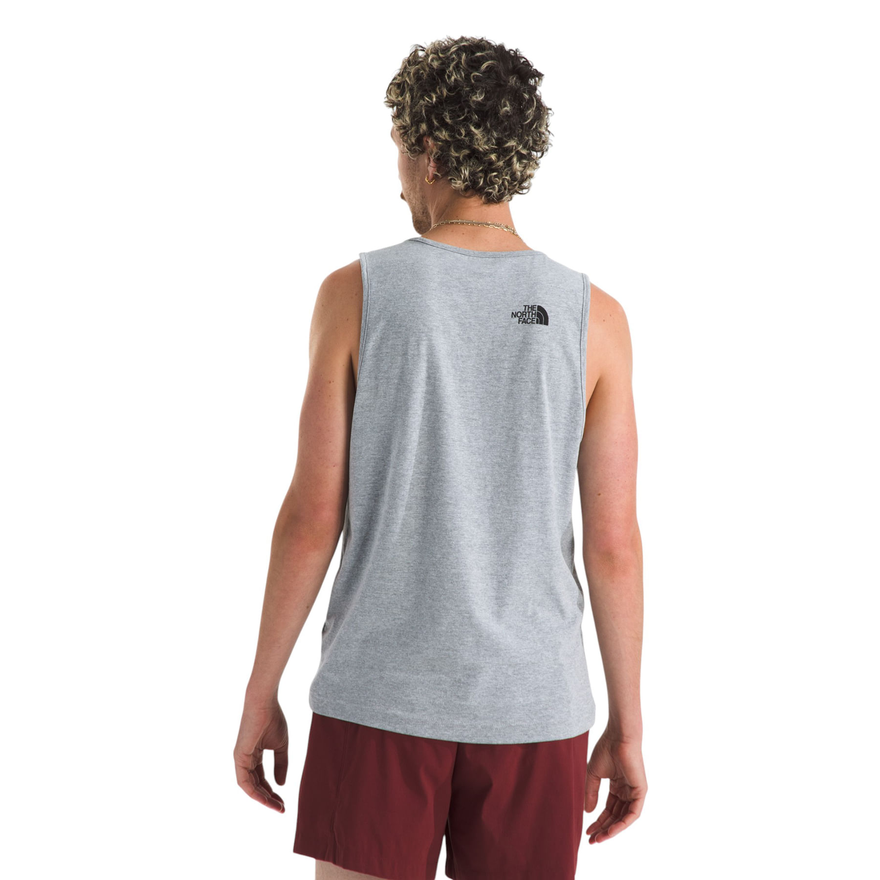 [The North Face] M’S BASK SLEEVELESS - GRAY The North Face Box Half Dome Tank -Men's - Als.com