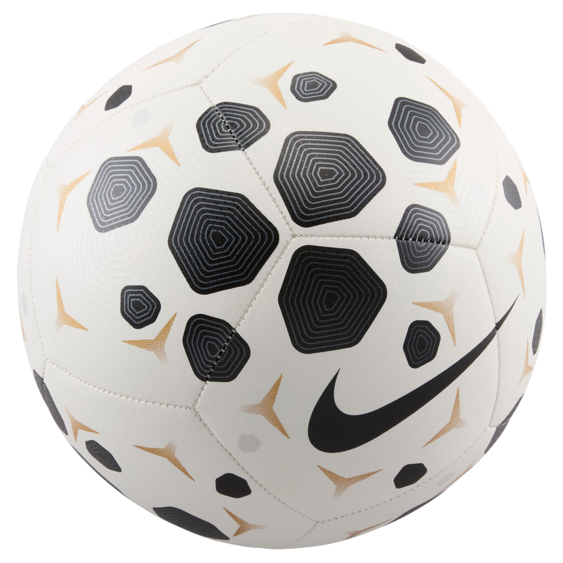 Nike Pitch Soccer Ball - White / Volt / Black 3