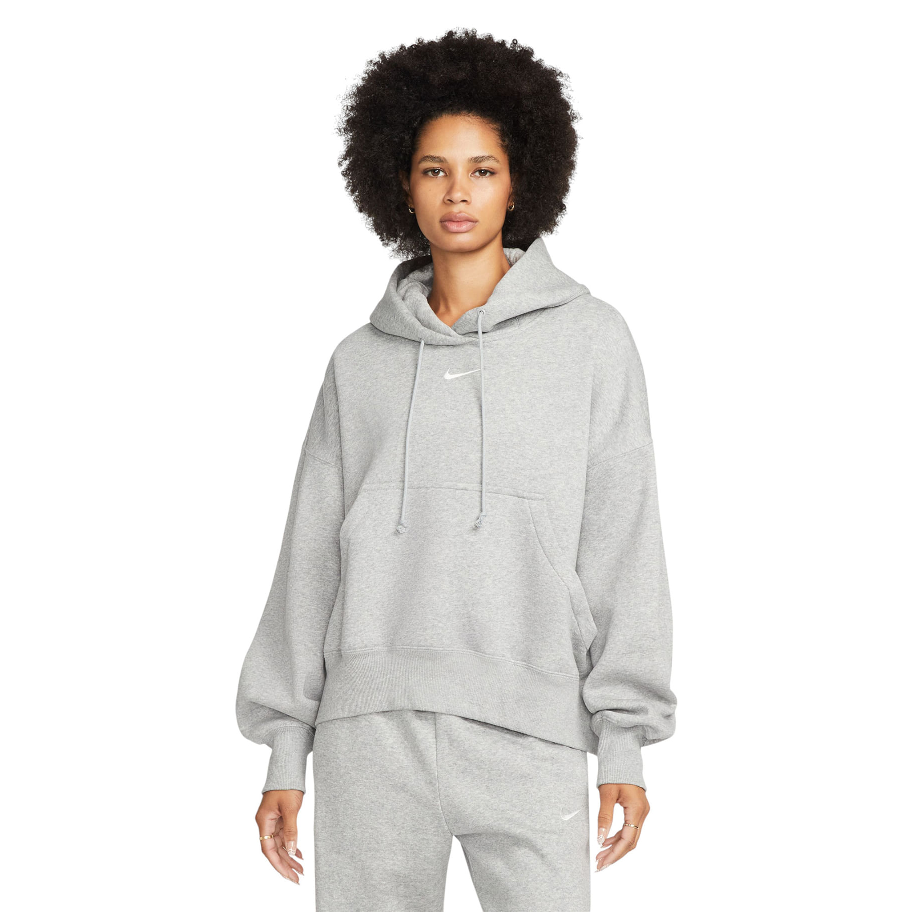 Nike-Sportswear-Phoenix-Fleece-Over-Oversized-Pullover-Hoodie---Women-s-Dark-Grey-Heather---Sail