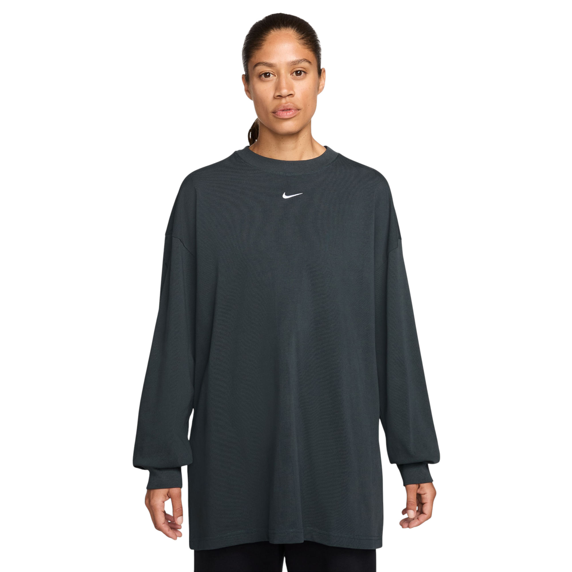 Nike Sportswear Phoenix Plush Long-Sleeve Mock-Neck Top - Women's