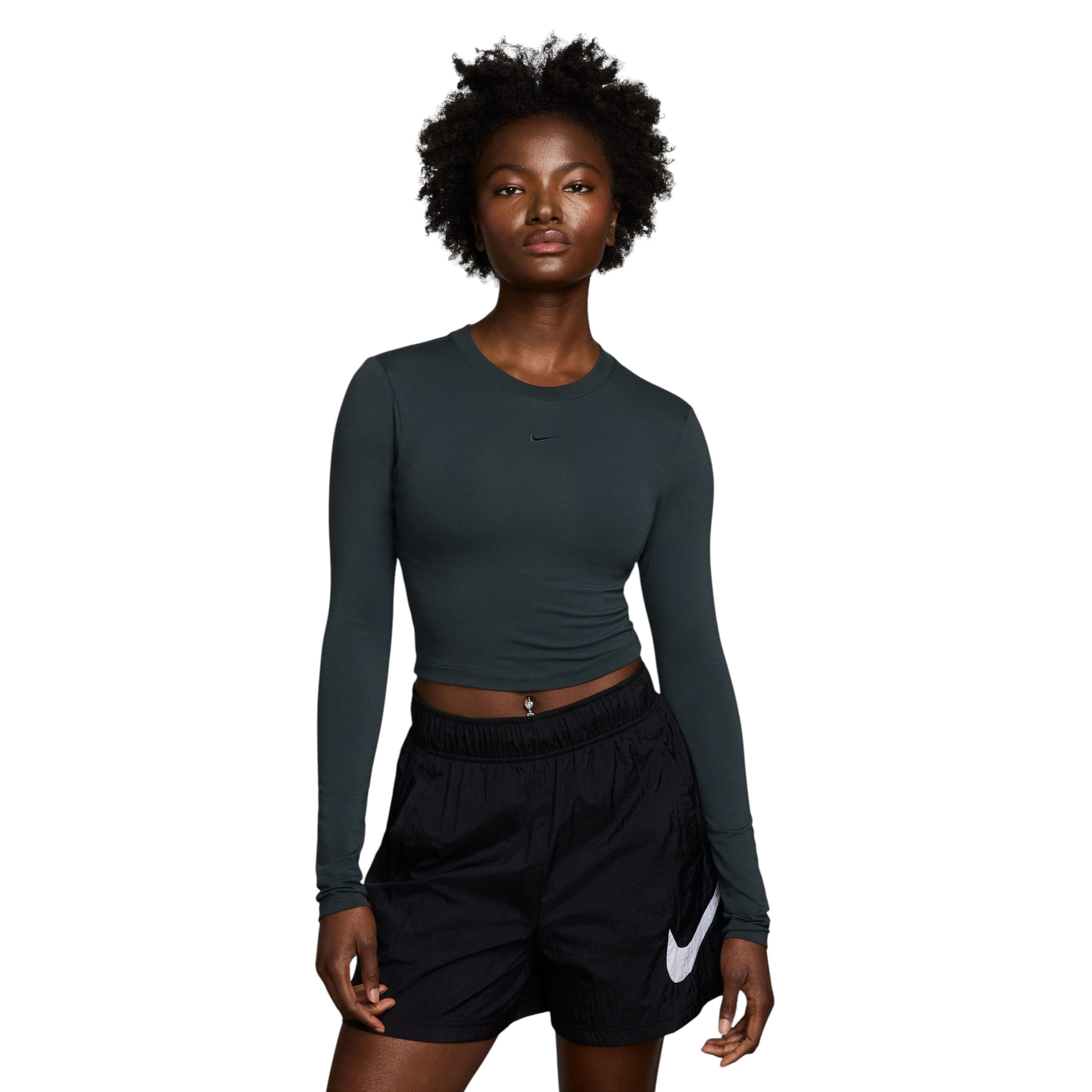 Nike Sportswear Phoenix Plush Long-Sleeve Mock-Neck Top - Women's