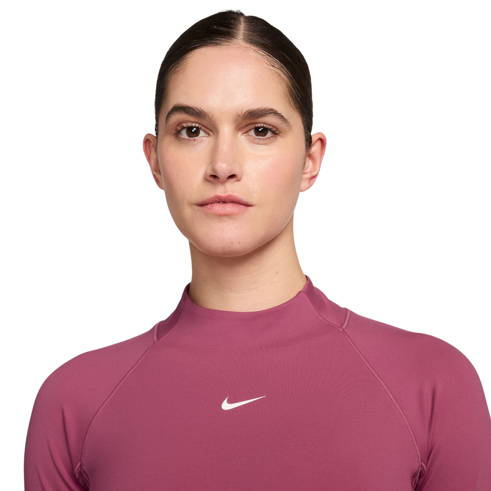 NIKE-W-NP-DF-WARM-LS-TOP-GG-Sweet-Beet---White