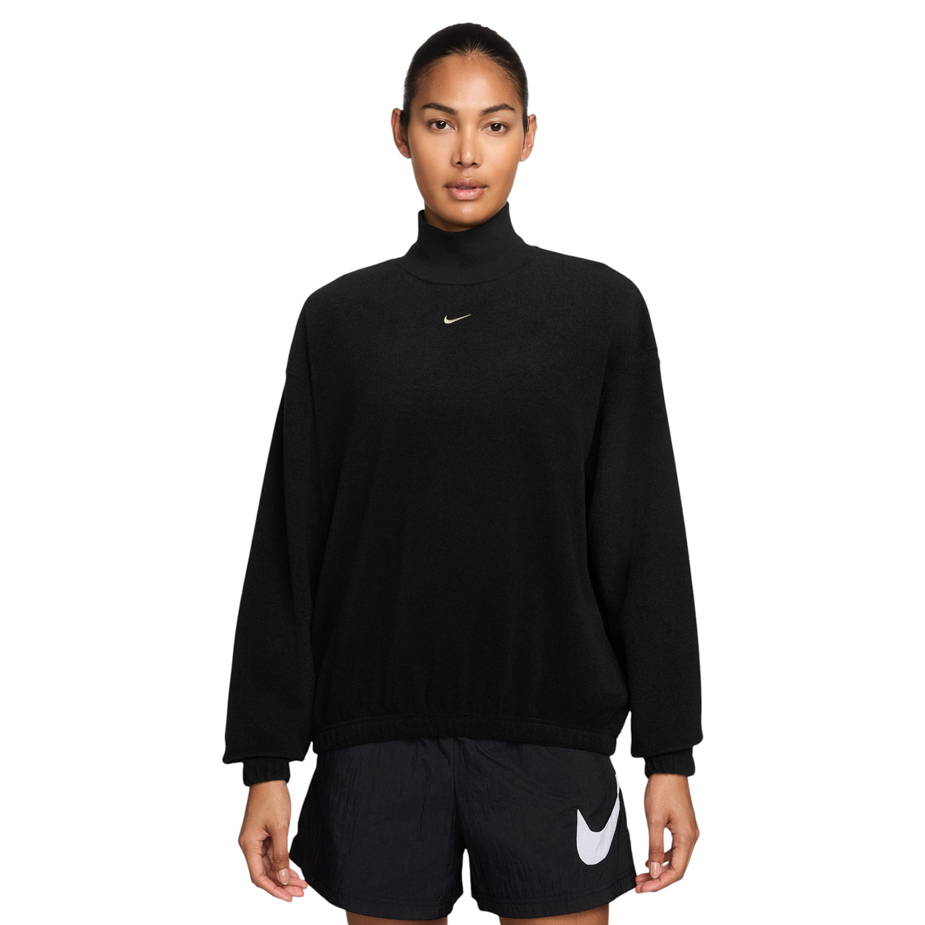 NIKE-W-NSW-PHNX-PLSH-LS-MOCK-TOP-Black---Sail