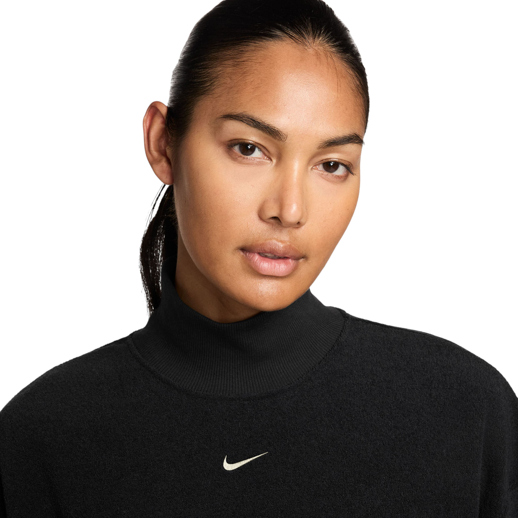 NIKE-W-NSW-PHNX-PLSH-LS-MOCK-TOP-Black---Sail