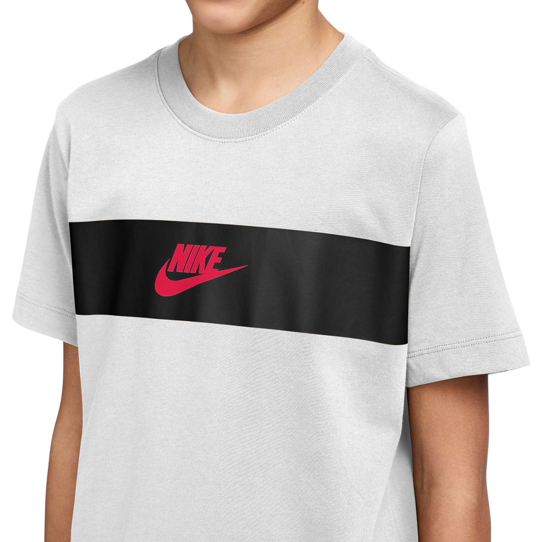 NIKE-B-NSW-BRANDMARK-COLORBLOCK-S-S-TEE-White
