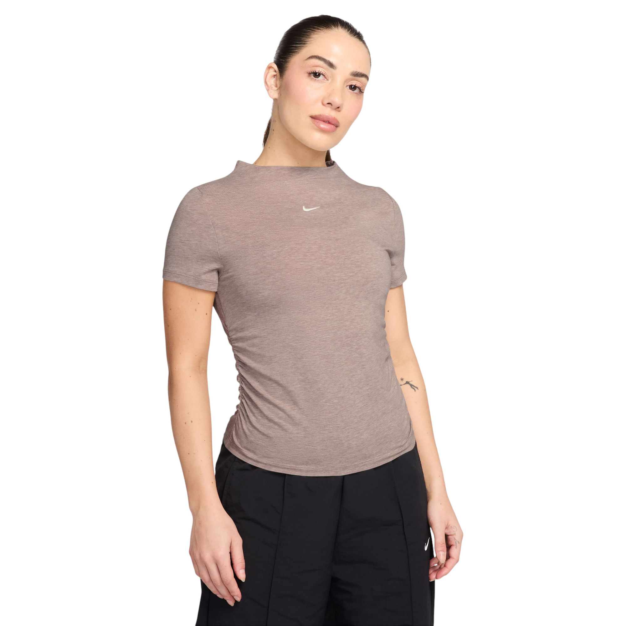 Nike Dri-FIT Ribbed Short-Sleeve Running Top Women's