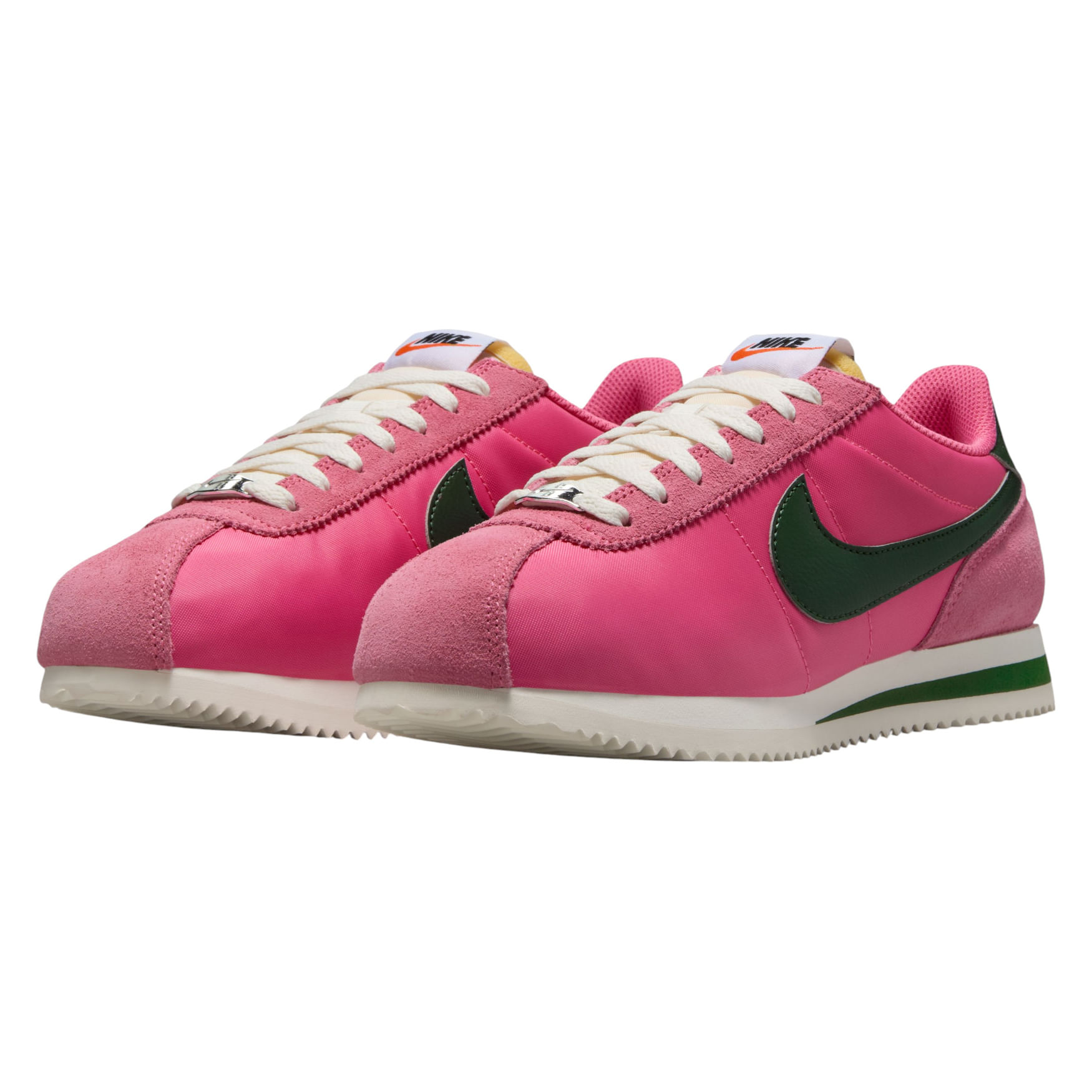 -Nike-Cortez-Shoe---Women-s-Pinksicle---Fir---Sail---White