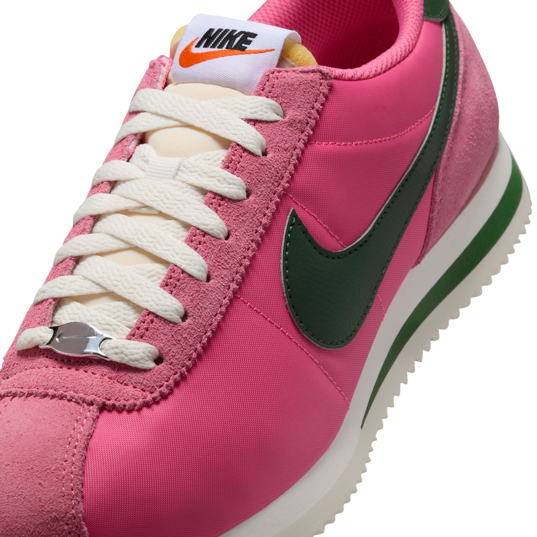-Nike-Cortez-Shoe---Women-s-Pinksicle---Fir---Sail---White