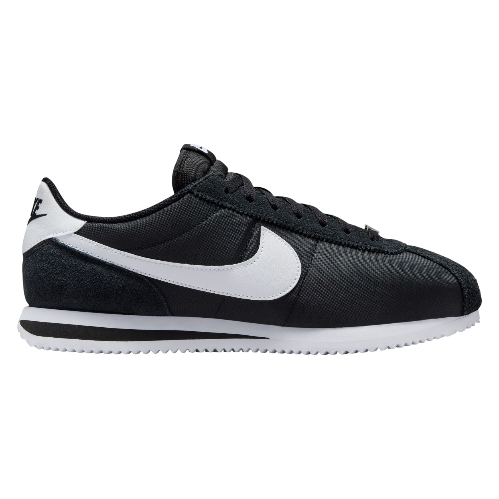 -Nike-Cortez-Textile-Shoe---Men-s-Black---White