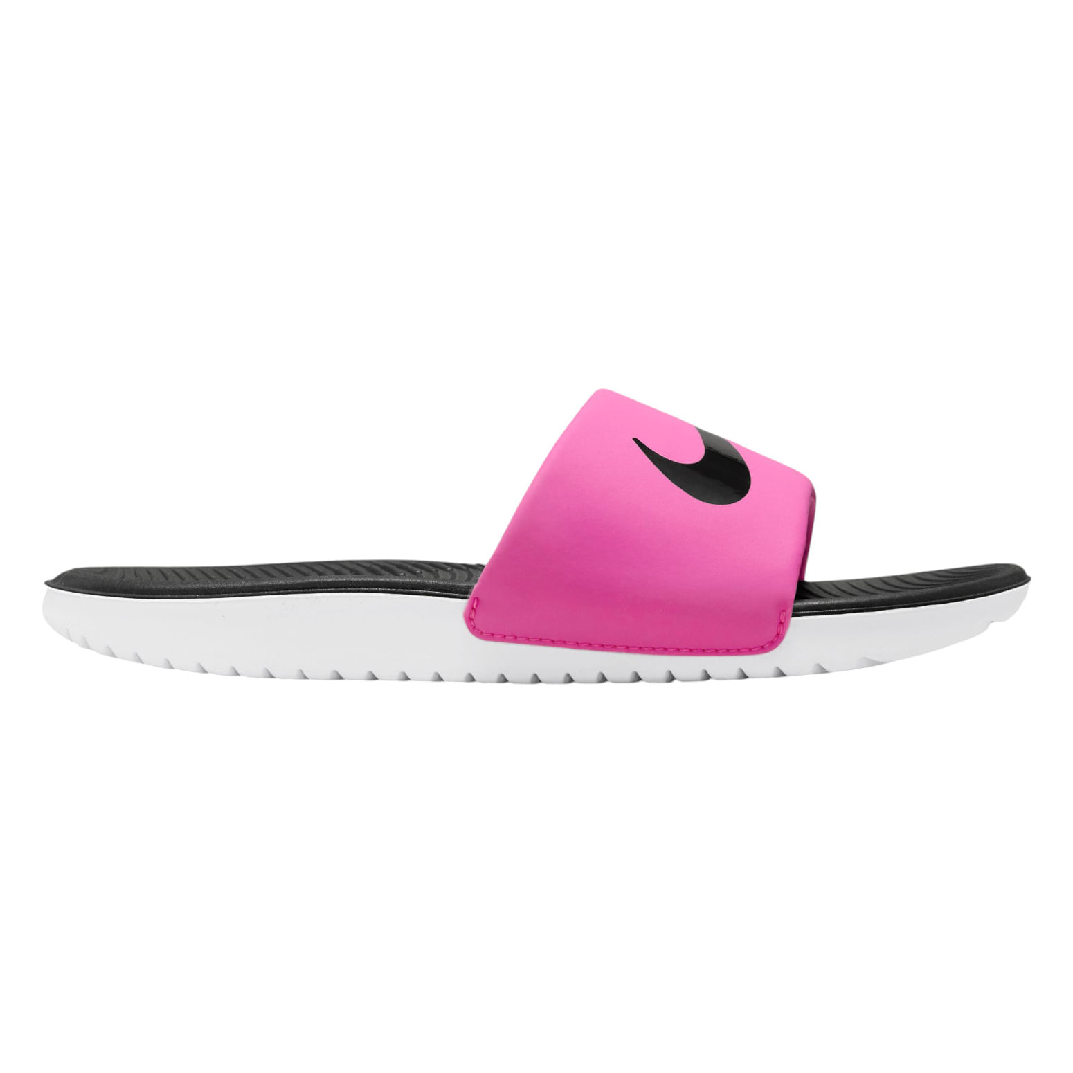 Nike-Kawa-Slide---Youth-Laser-Fuchsia---Black---White