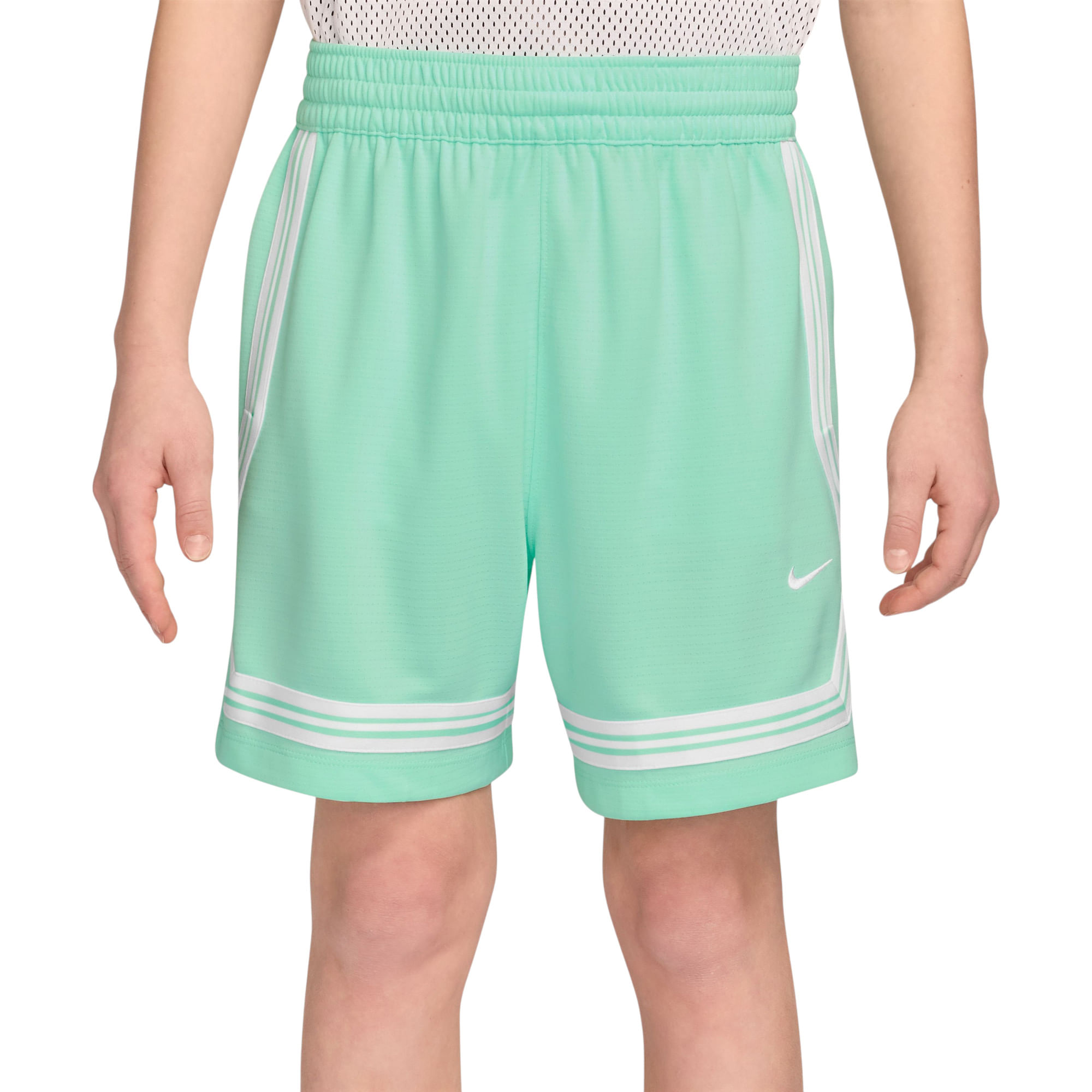 Nike-Dri-FIT-Crossover-5--Short---Youth-Mint-Foam---White