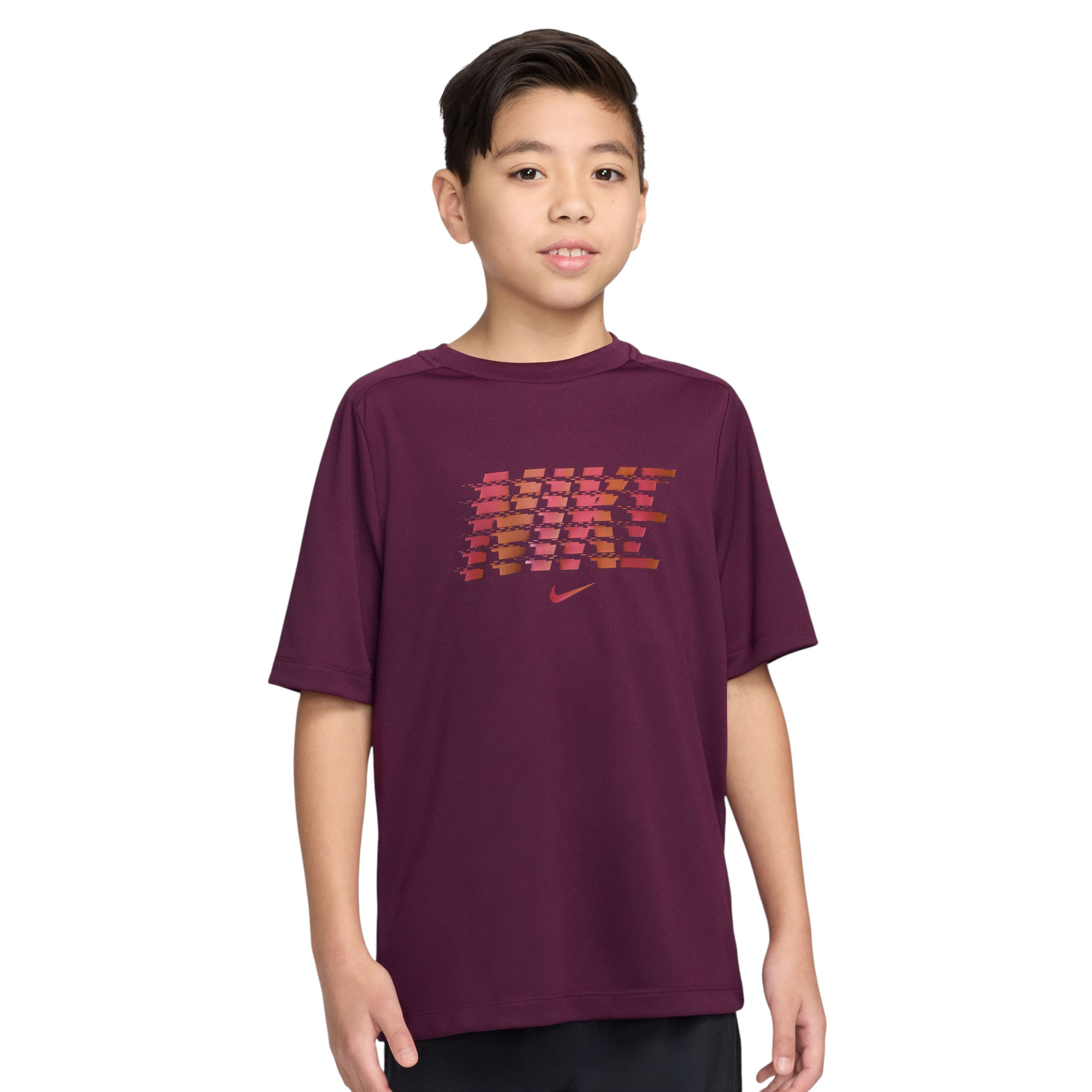 NIKE-B-DRI-FIT-MULTI-BOLD-S-S-TEE-Bordeaux