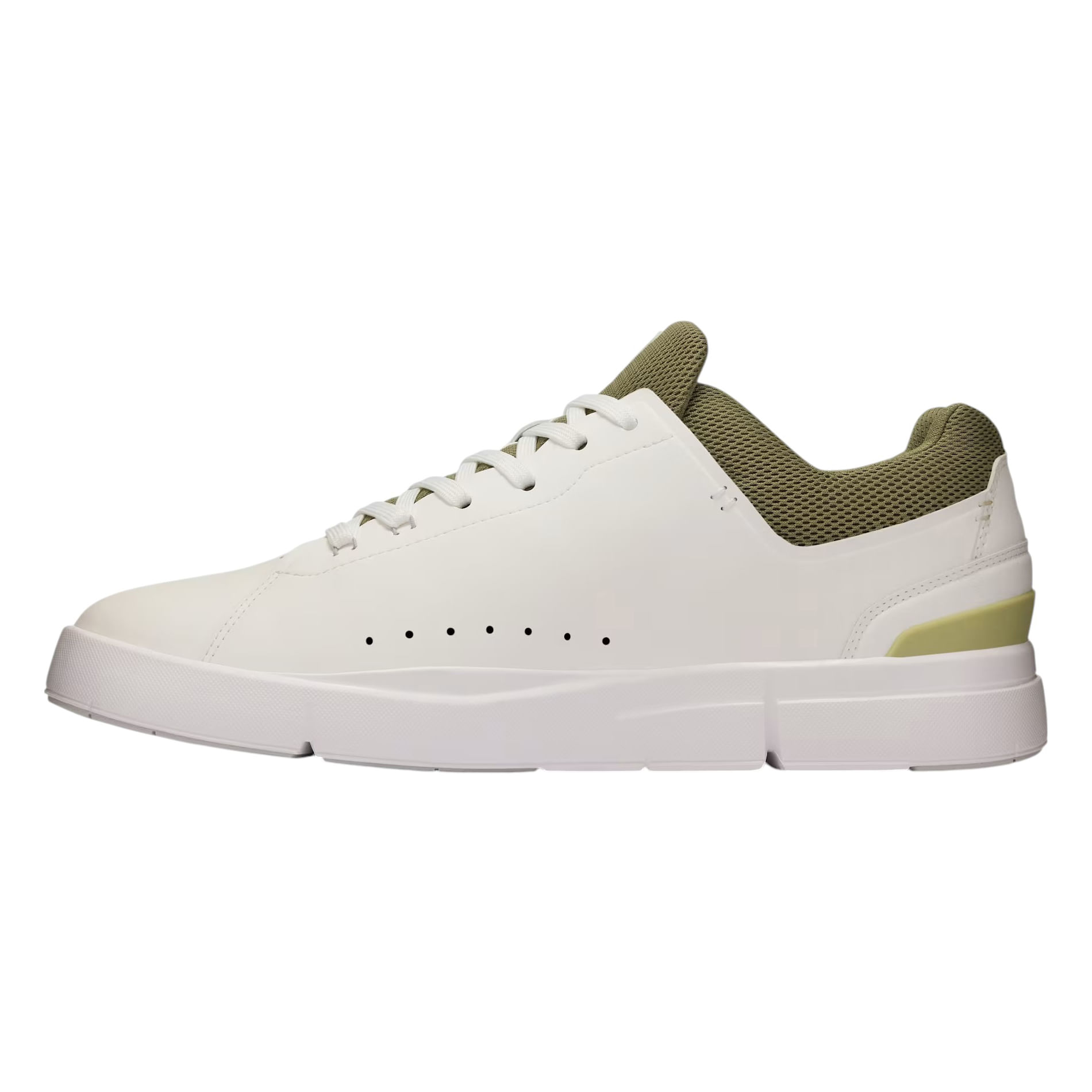 On-The-Roger-Advantage-Shoe---Men-s-White---Olive