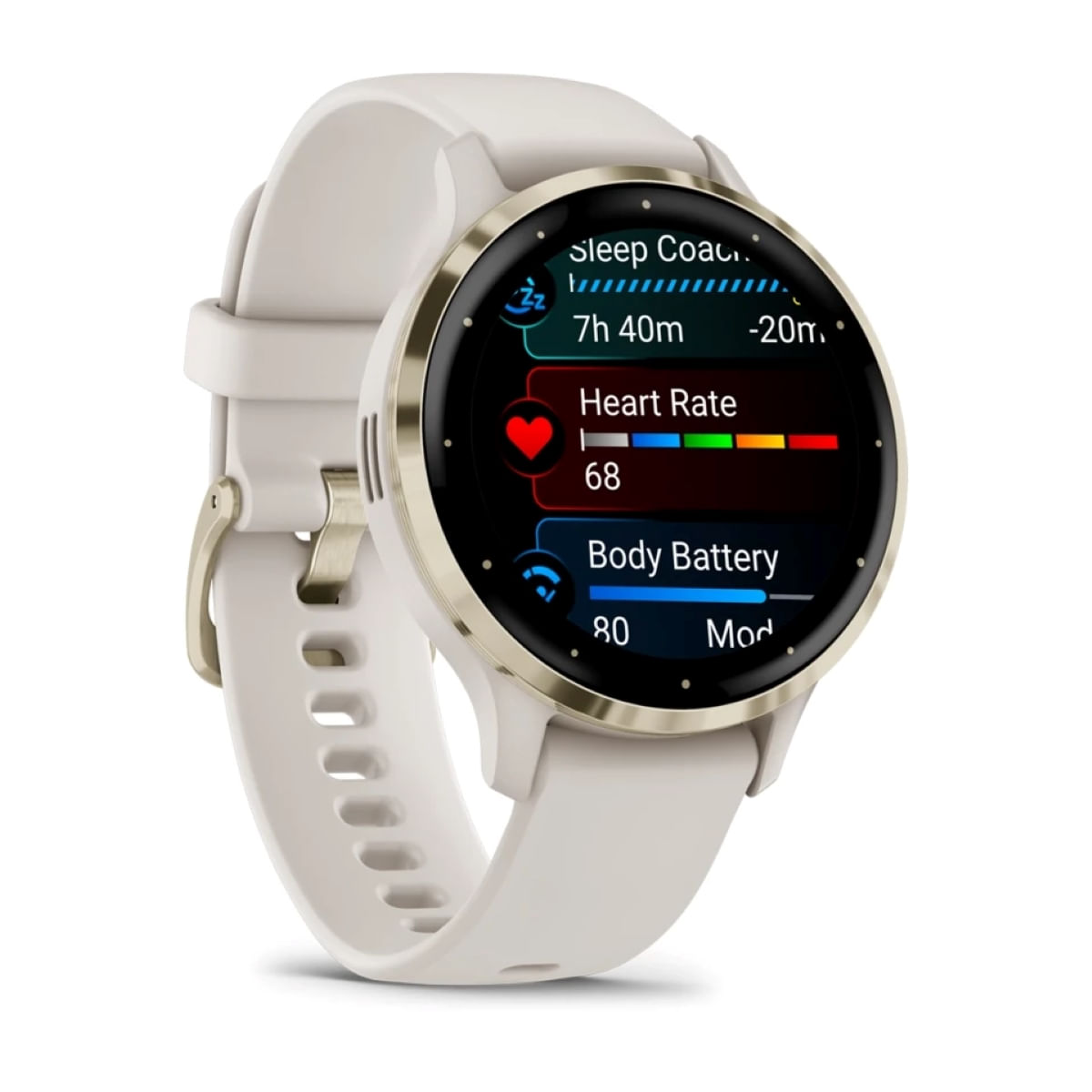Garmin-Venu-3S-Smartwatch-Soft-Gold-Stainless-Steel-Bezel-with-Ivory-Case-and-Silicone-Band