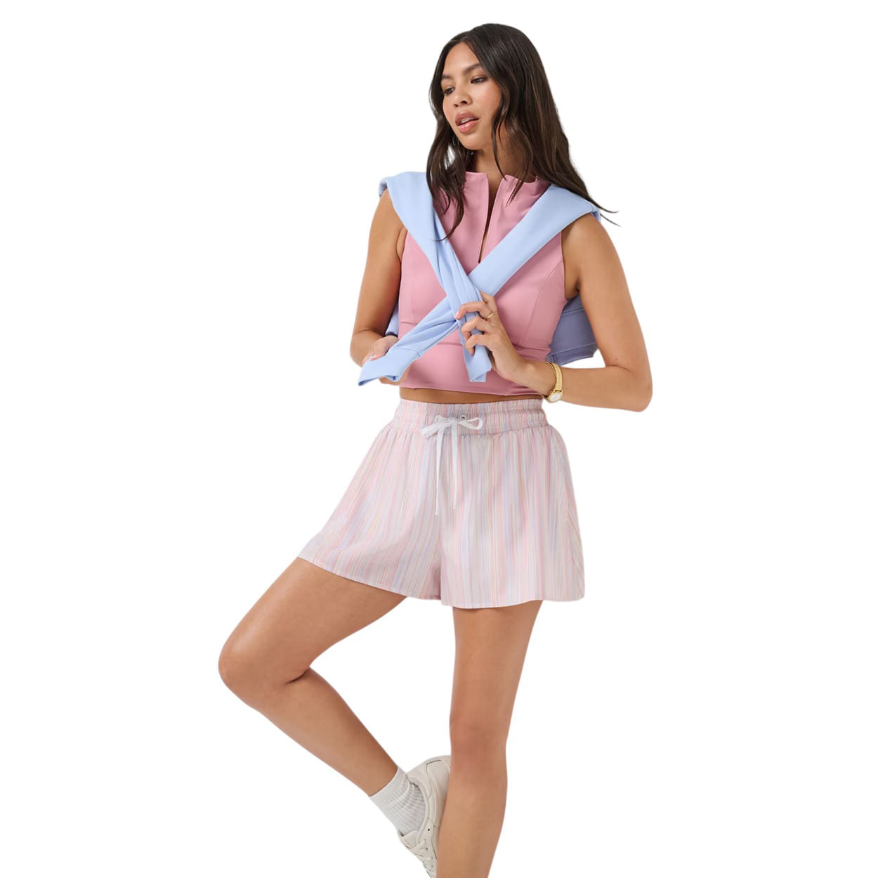 TravisMathew-Sunfire-Zip-Tank---Women-s-Foxglove