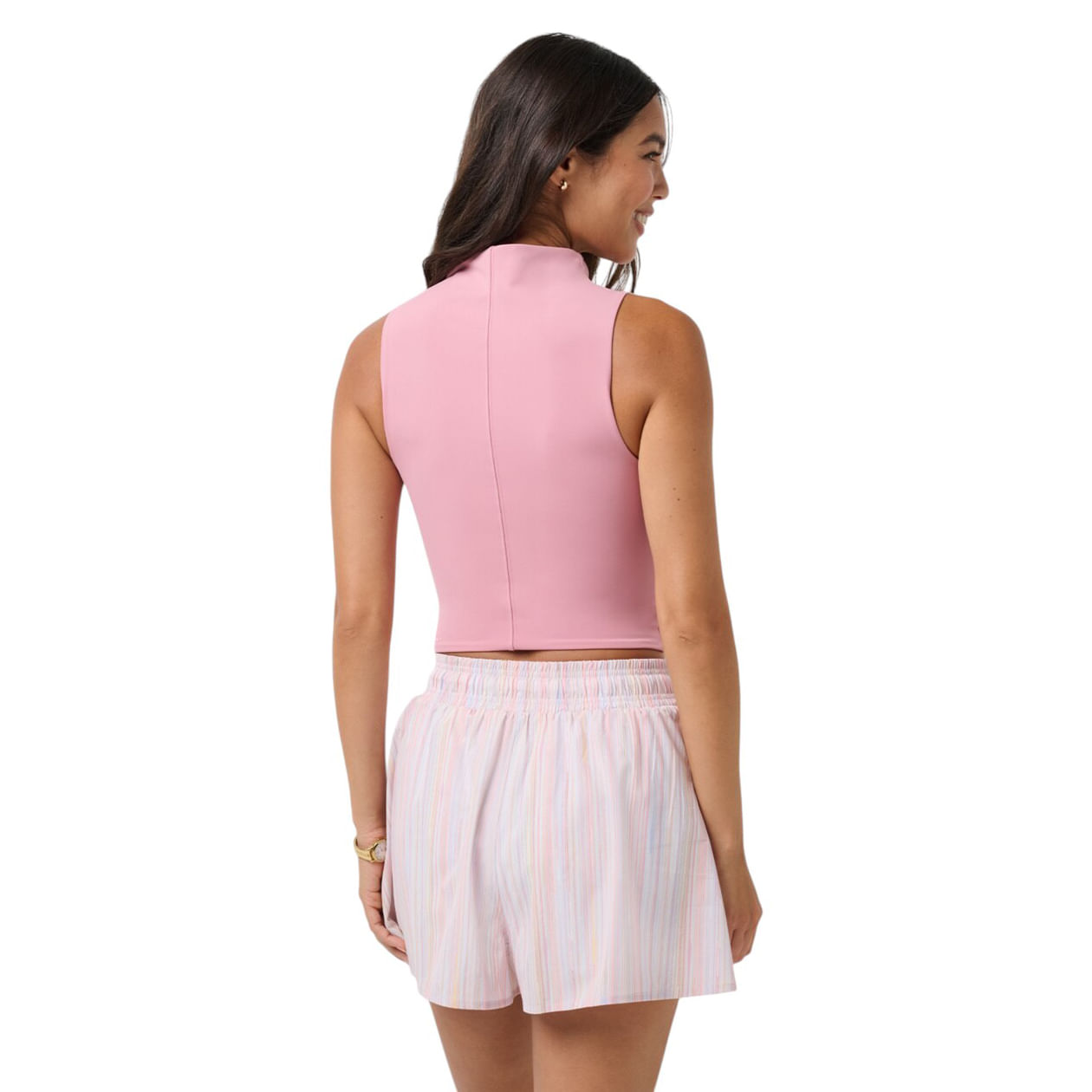 TravisMathew-Sunfire-Zip-Tank---Women-s-Foxglove