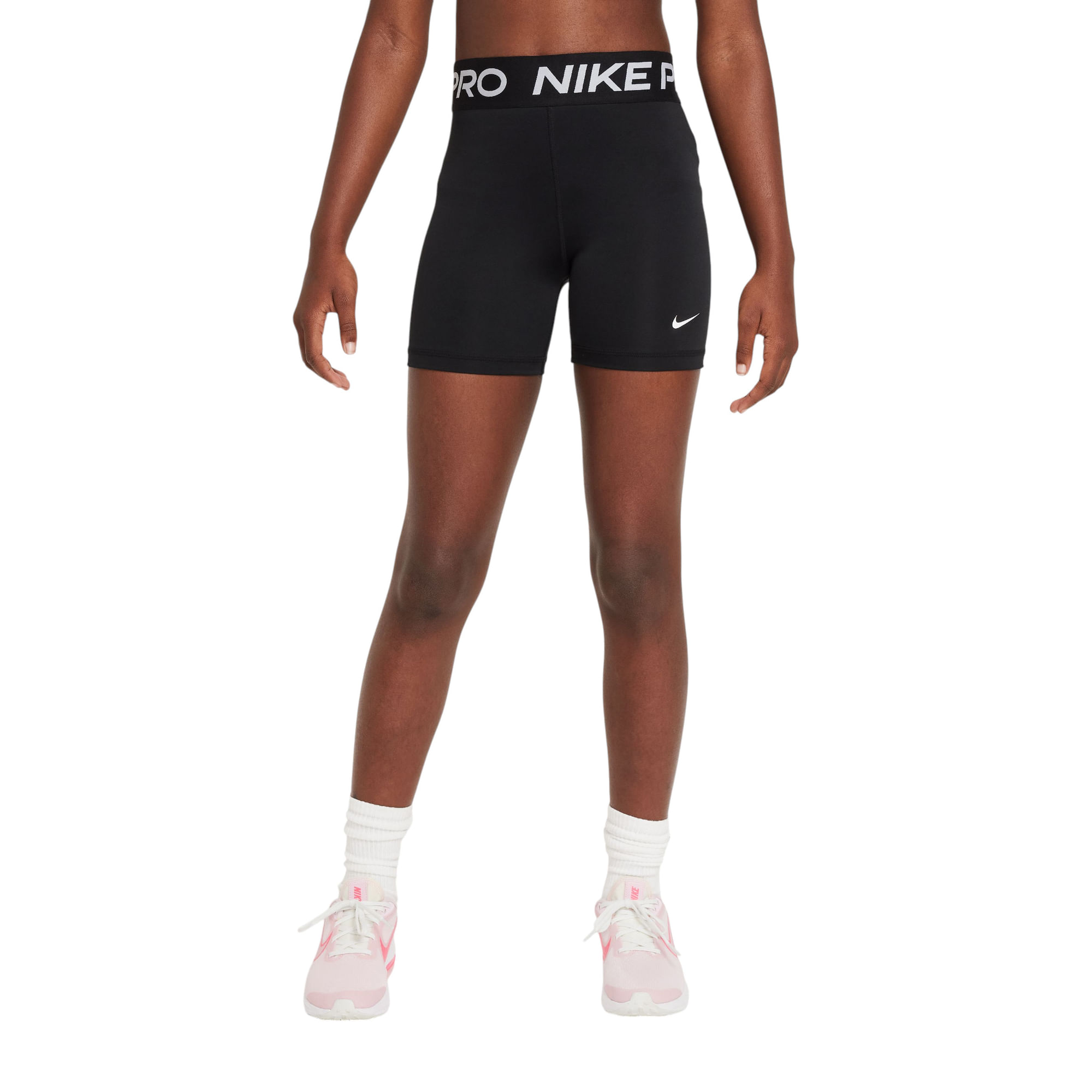 Nike-Pro-Short---Girl-s-Black---White