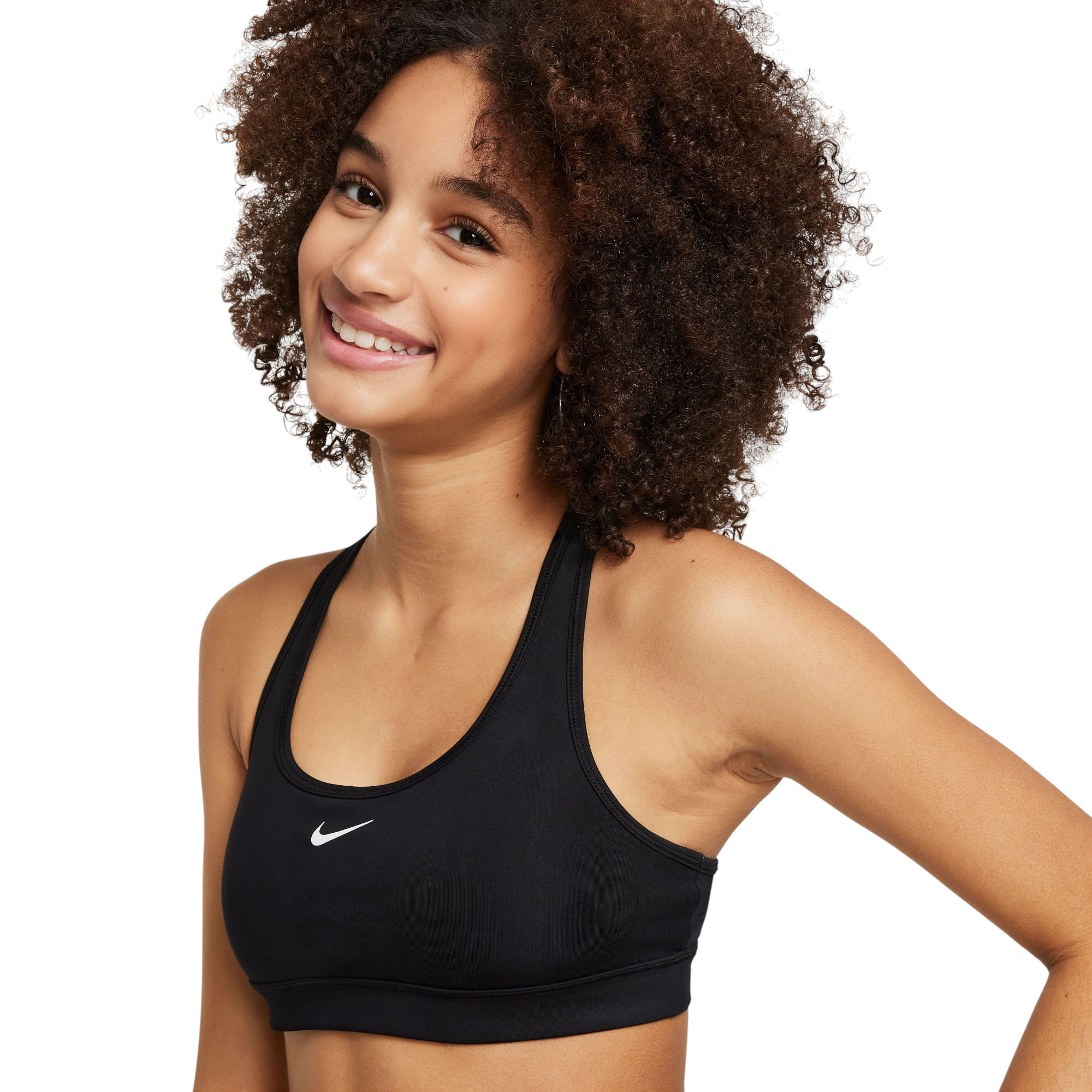 Nike-Swoosh-Sports-Bra---Girls--Black---White