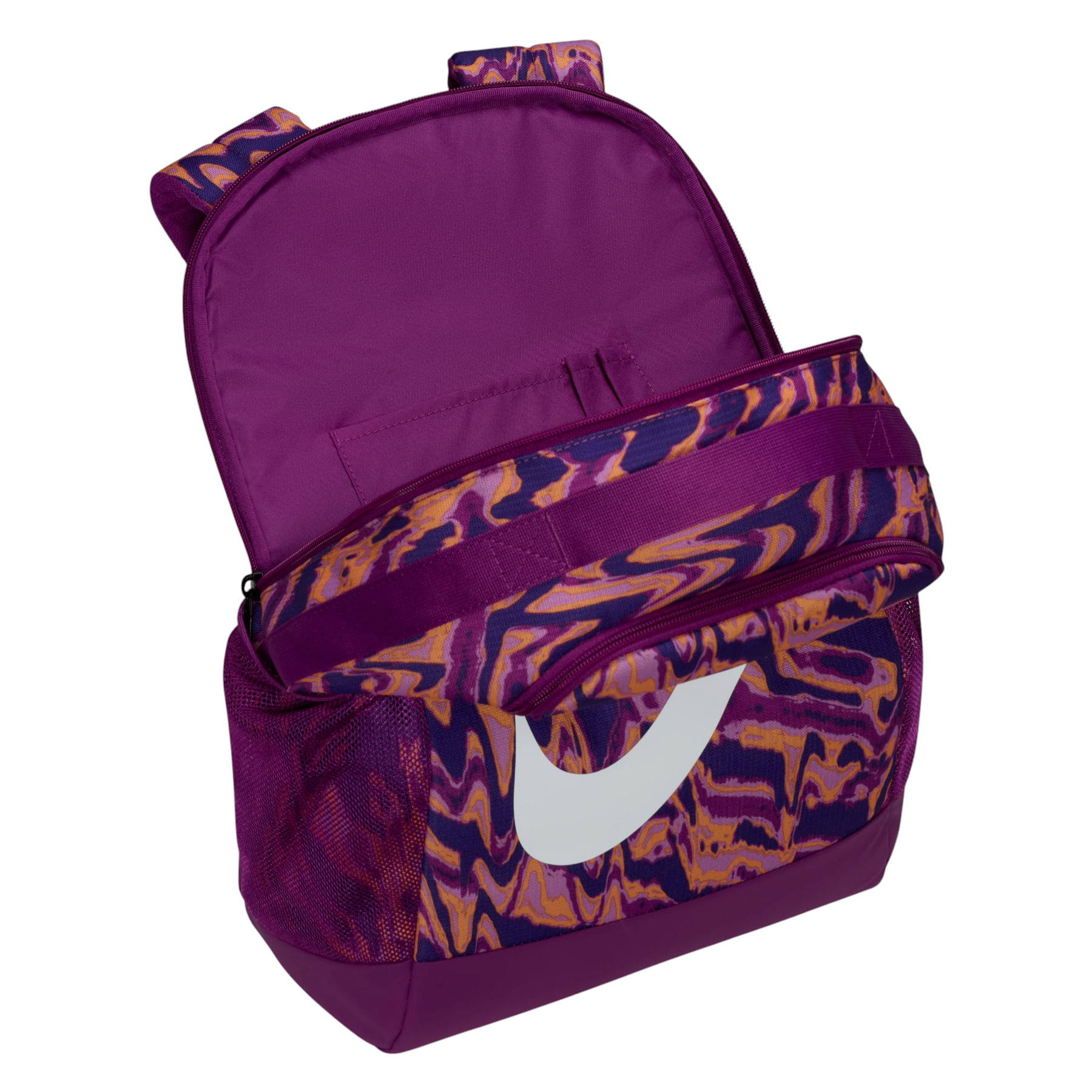 Nike Brasilia Printed Training Backpack Bold Berry / Rush Fuchsia / White