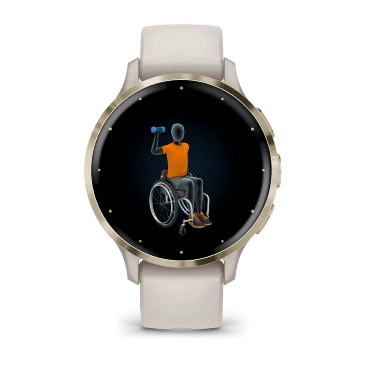 Garmin-Venu-3S-Smartwatch-Soft-Gold-Stainless-Steel-Bezel-with-Ivory-Case-and-Silicone-Band