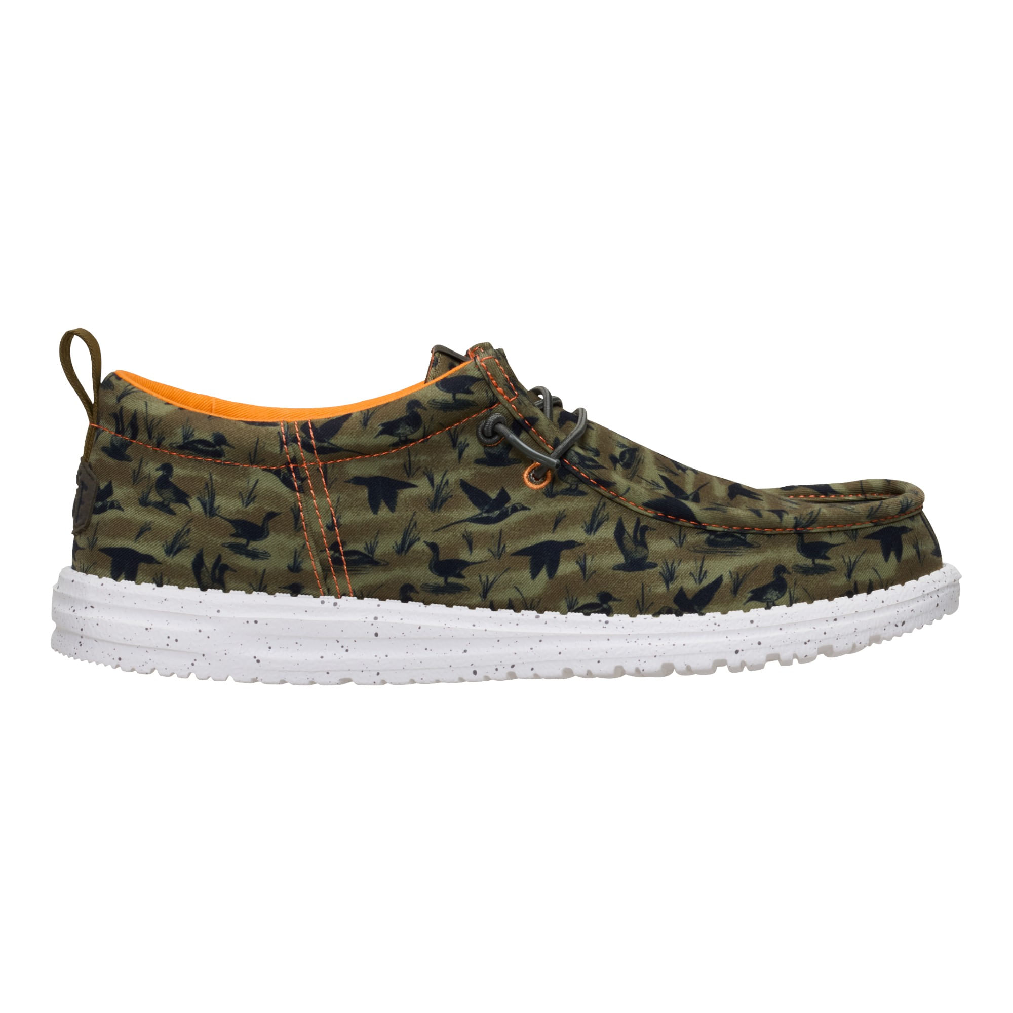 Hey-Dude-Wally-Funk-Duck-Print-Shoe---Men-s-Dark-Olive---Multi