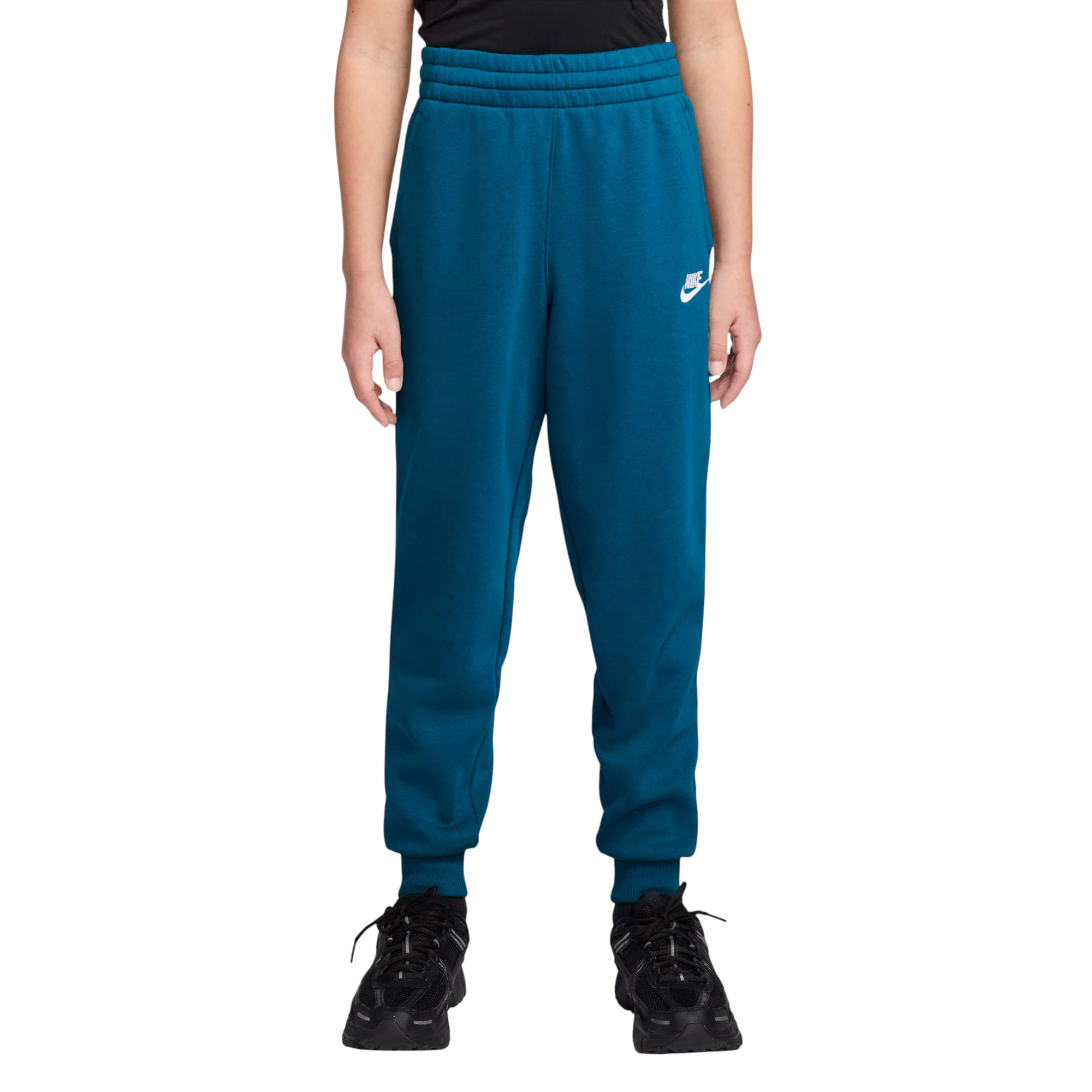 Nike-Sportswear-Club-Fleece-Jogger---Youth-Green-Abyss---White