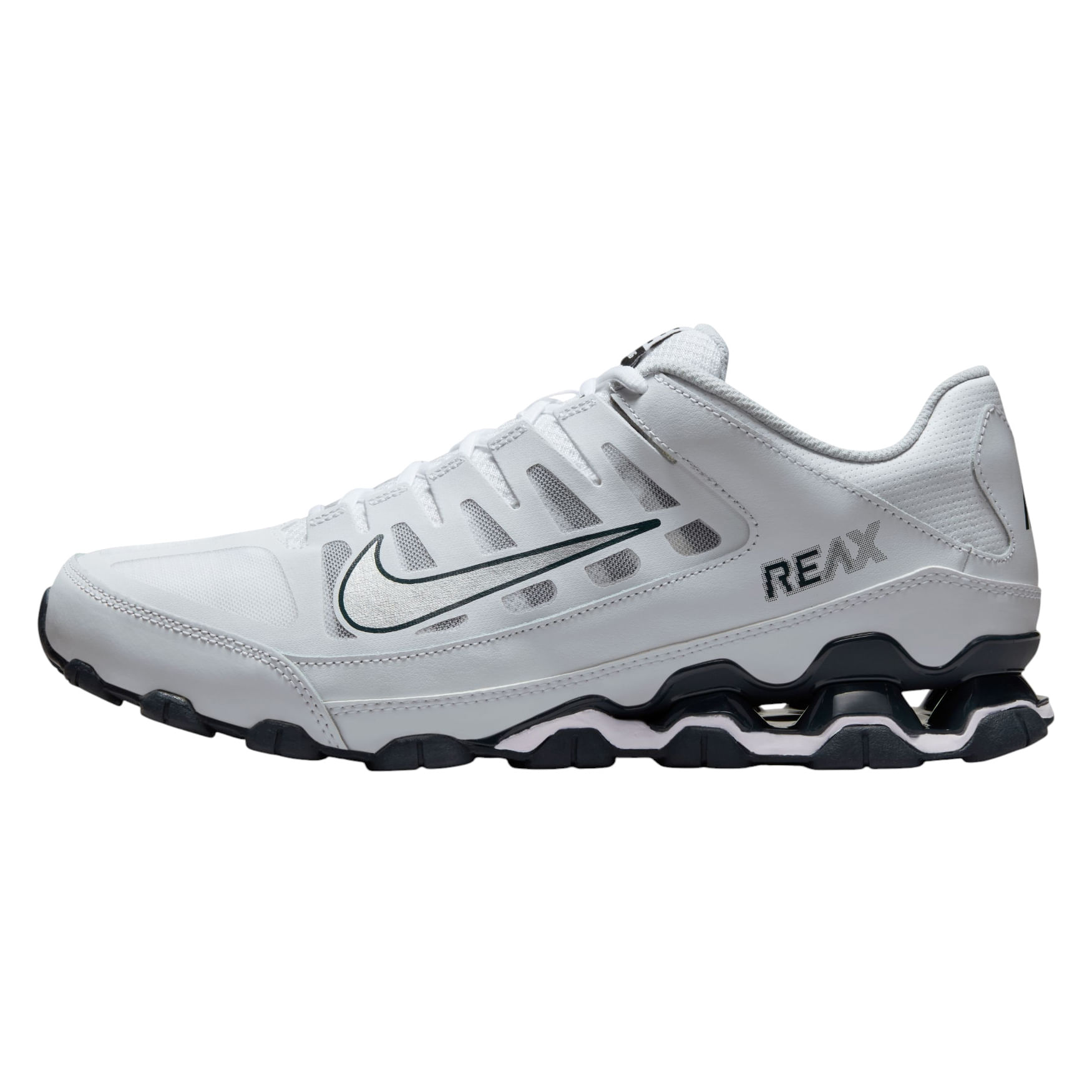 Nike-Reax-8-TR-Training-Shoe---Men-s-White---Metallic-Silver---Classic-Charcl